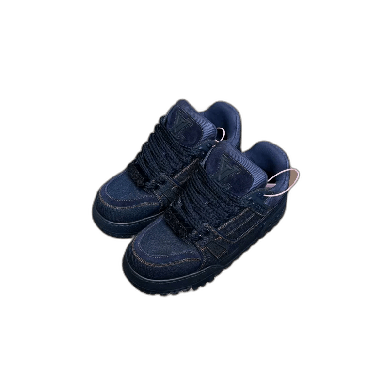 Louis Vuitton LV Trainer Maxi Denim Sneakers