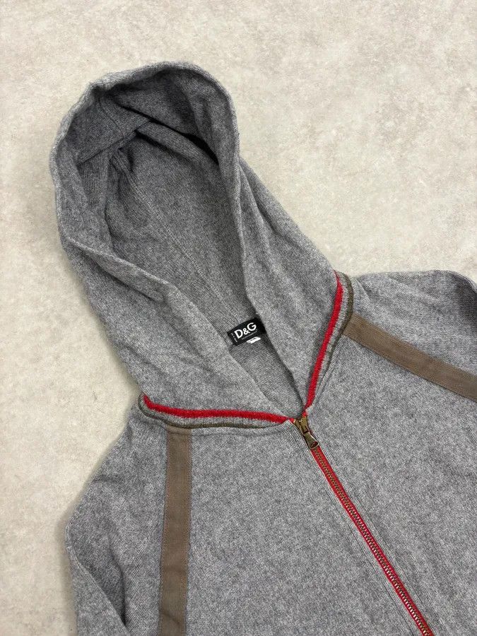 Dolce & Gabbana SS2003 Dolce & Gabbana Grey Italian Zip-up Hooded Sweater Size US M / EU 48-50 / 2 - 5 Thumbnail