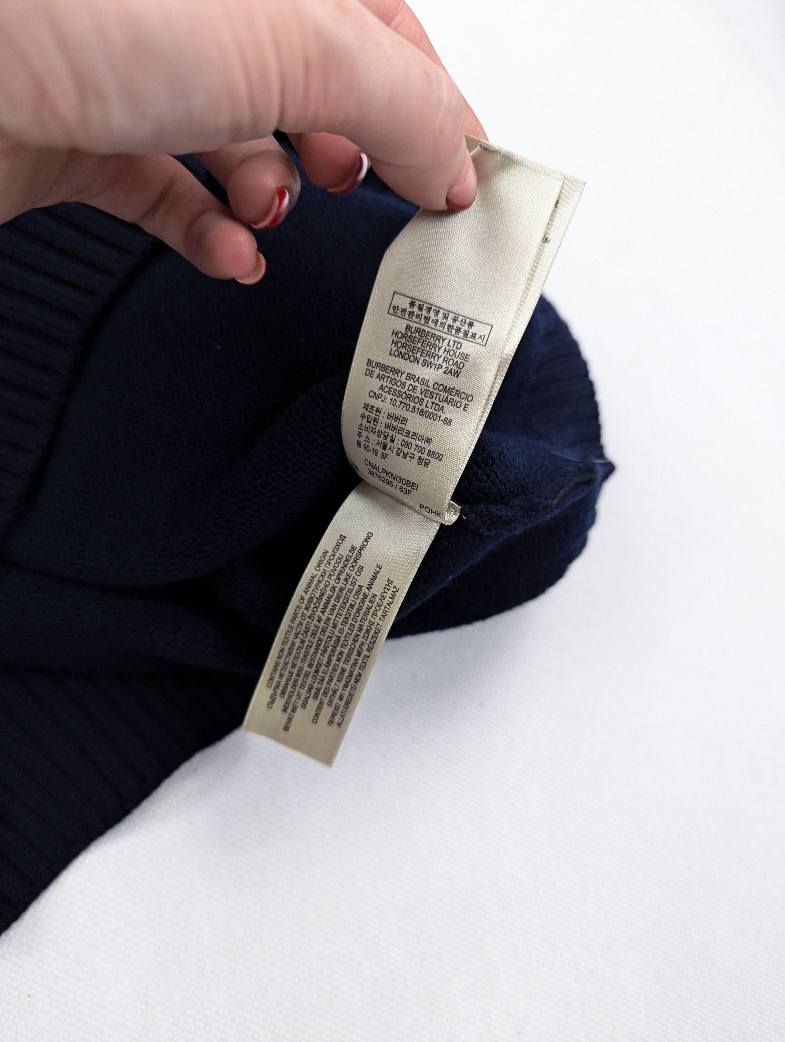 Burberry Burberry 100% extra merino wool heavy braid sweater jumper M Size US M / EU 48-50 / 2 - 7 Thumbnail