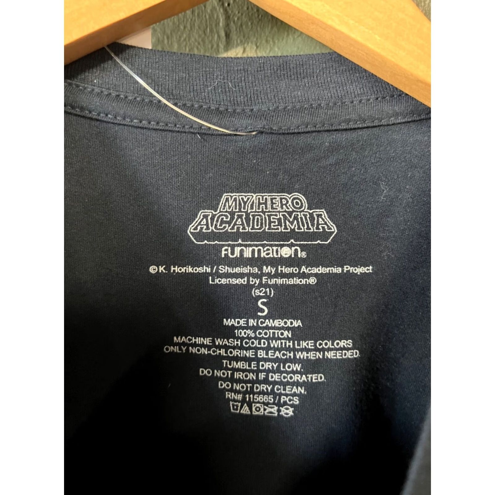 Vintage My Hero Academia T-Shirt Adult Small Blue Short Sleeve NWT Mens Size US S / EU 44-46 / 1 - 3 Thumbnail