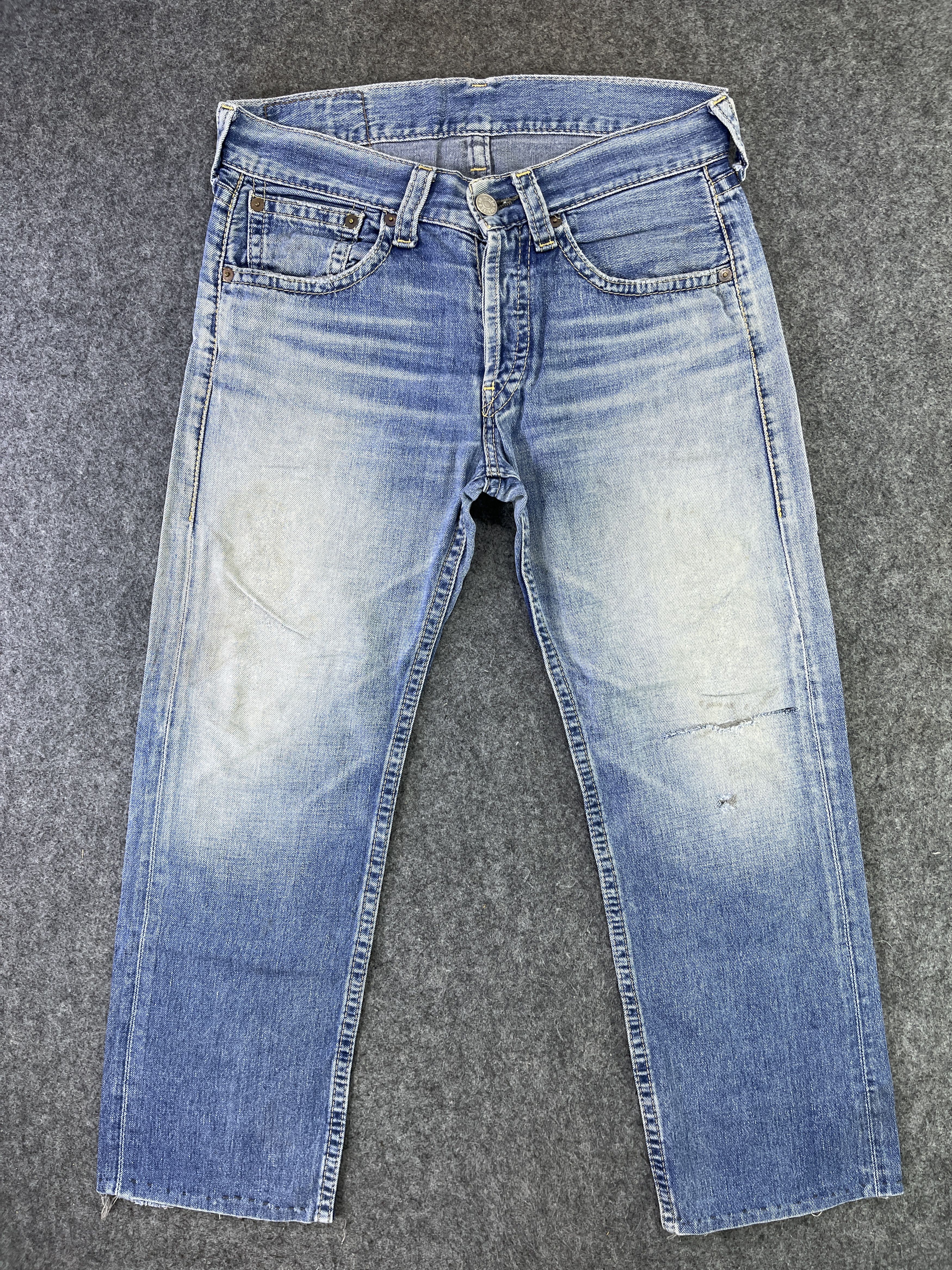 Levi's Vintage Levis 901 Faded Distressed Jeans - J917 Size US 34 / EU 50 - 1 Thumbnail