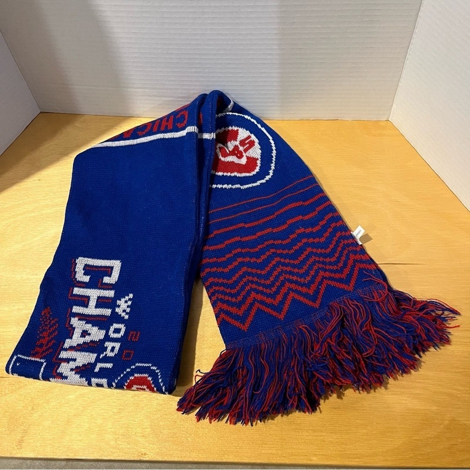 Other MLB Chicago Cubs 2016 Edition World Series Scarf Blue Red Size 32 - 1 Thumbnail