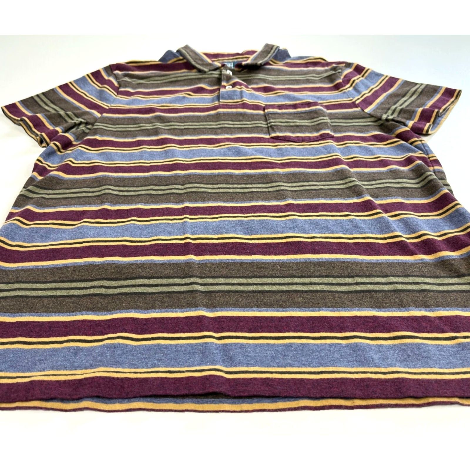 Polo Ralph Lauren Polo Ralph Lauren Polo Shirt Striped Multicolor Size L Men's Polo Shirt Size US L / EU 52-54 / 3 - 4 Thumbnail
