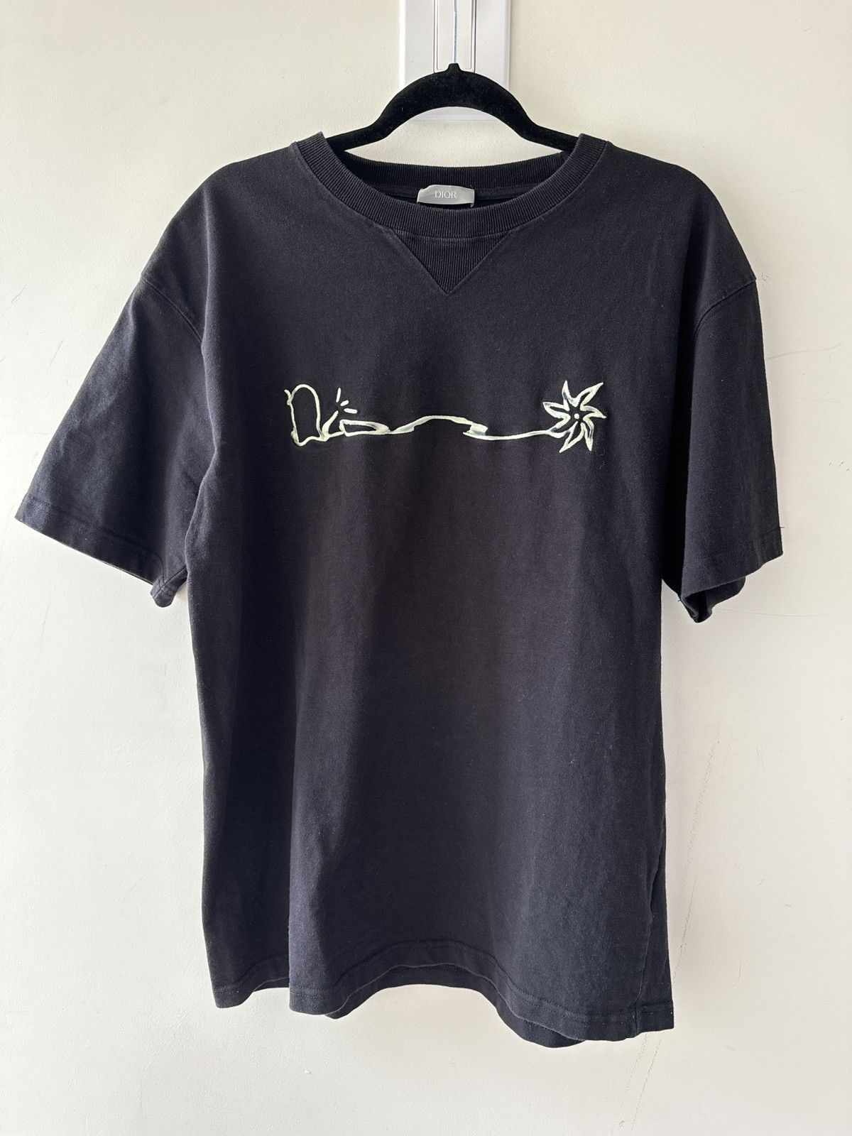 Dior × Travis Scott Dior x Cactus Jack Oversized T-shirt Black Size US L / EU 52-54 / 3 - 2 Thumbnail