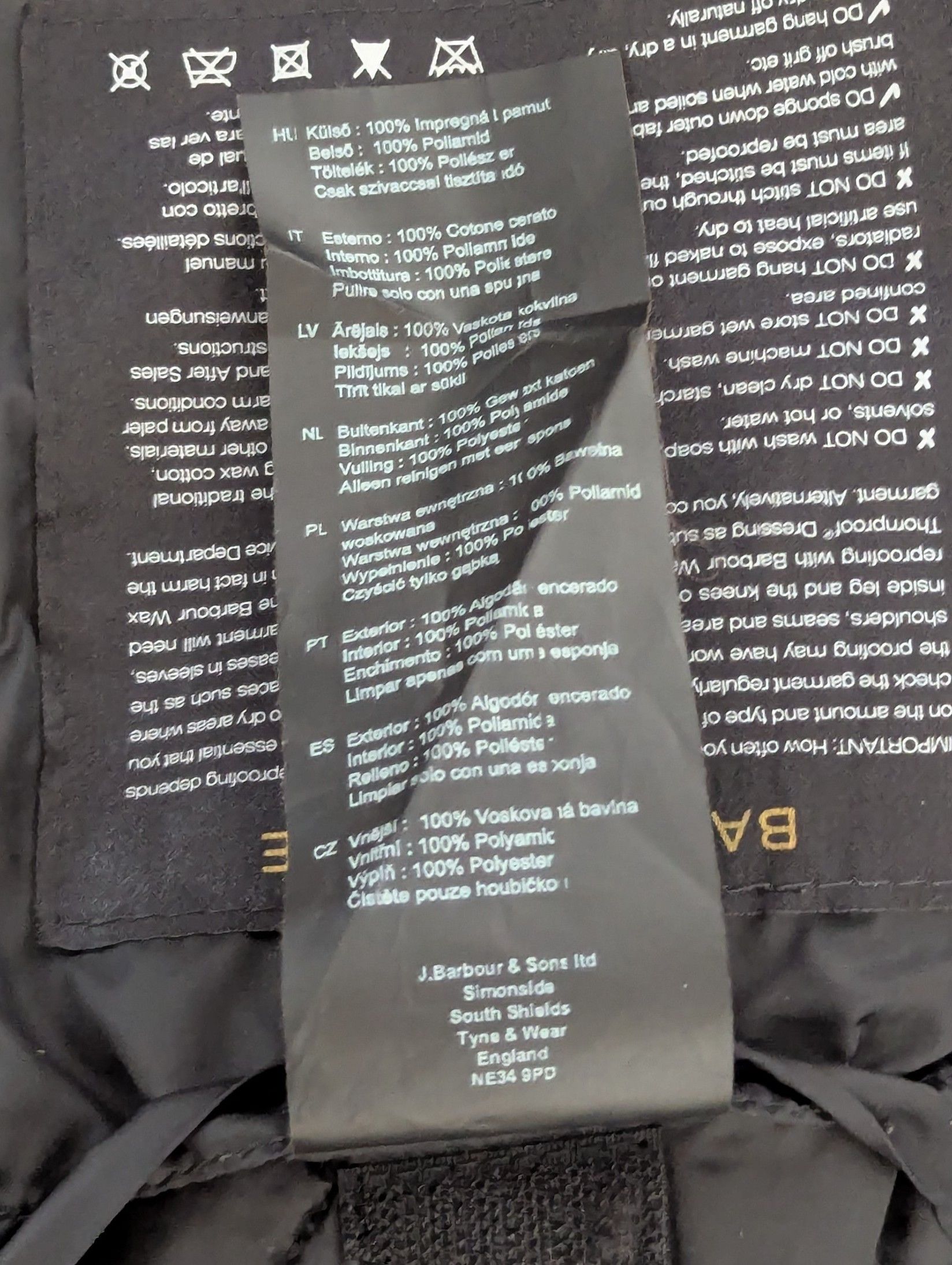 Barbour Barbour Winter Track International Wax Jacket Motorcycle Size US M / EU 48-50 / 2 - 14 Thumbnail