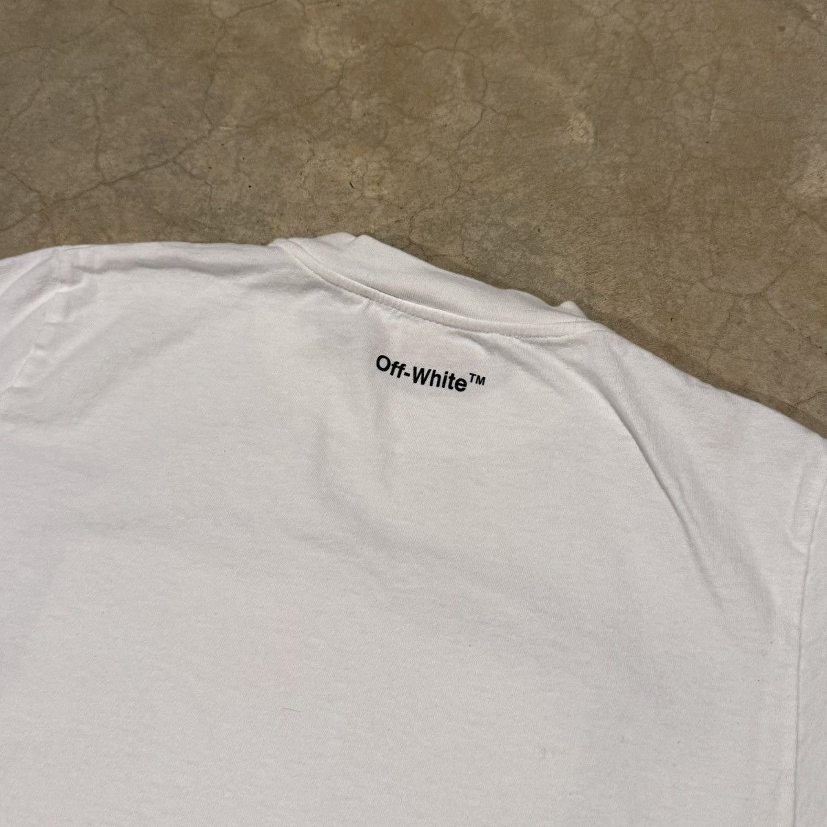 Off-White Mona Lisa Tape Tee White