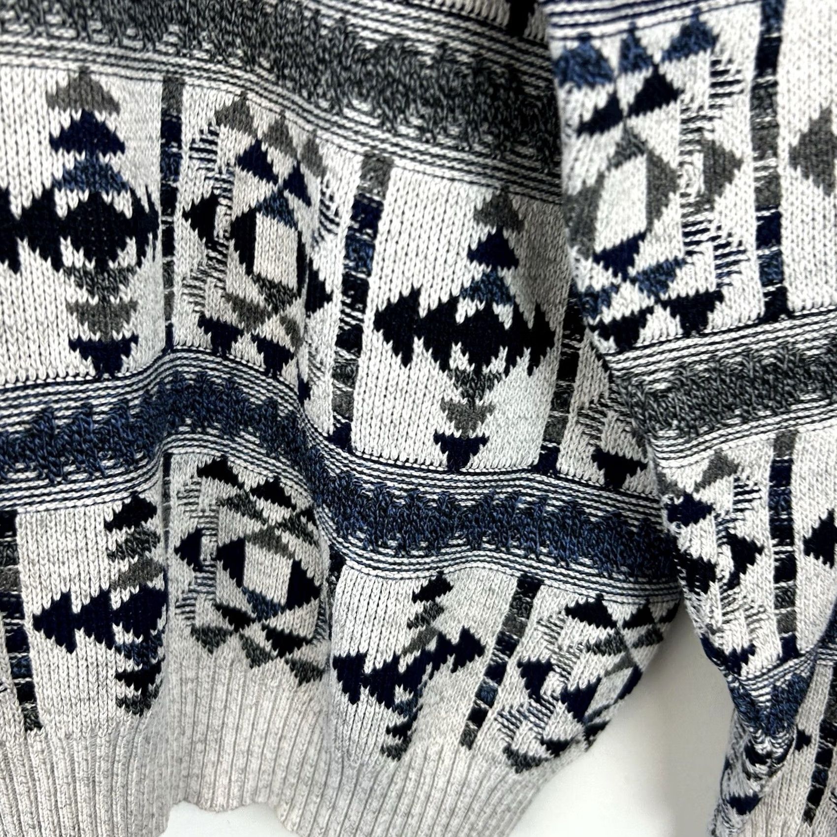 Vintage VINTAGE Southwestern Pullover Sweater 90s Mens Latge Tall Acrylic Cotton Size US L / EU 52-54 / 3 - 4 Thumbnail