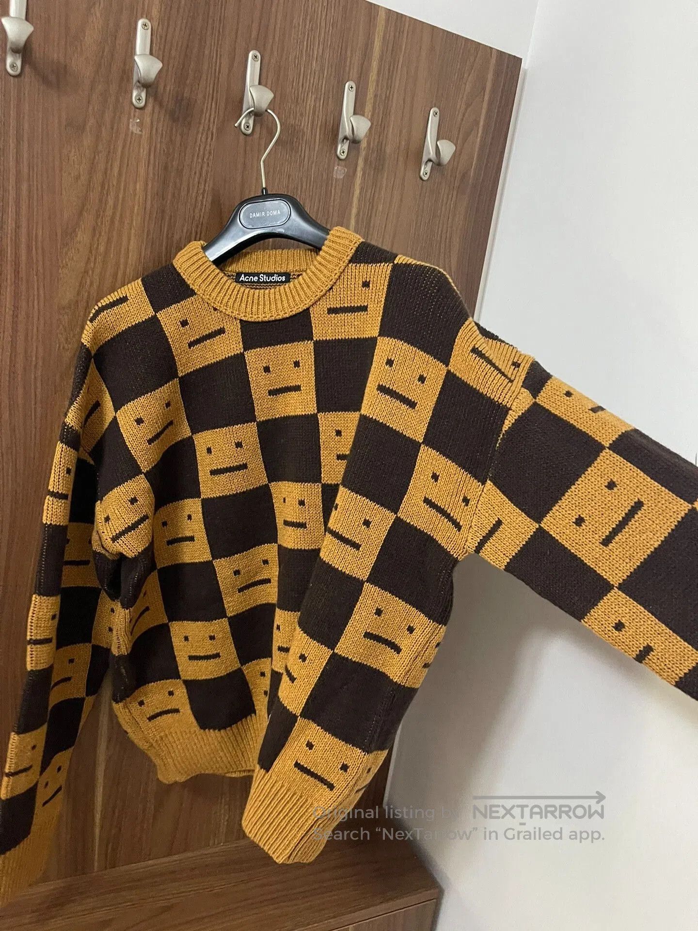 Acne Studios Acne Studios Checkered Knit Sweater. Size XS / US 0-2 / IT 36-38 - 7 Thumbnail