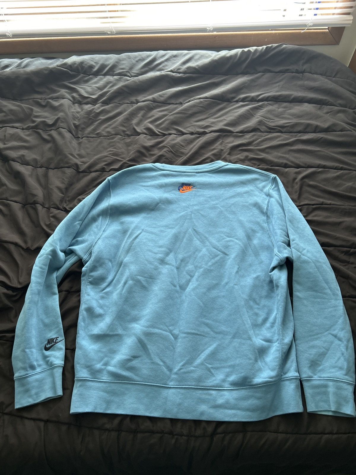 Nike Blue Nike Crewneck Size US L / EU 52-54 / 3 - 2 Thumbnail
