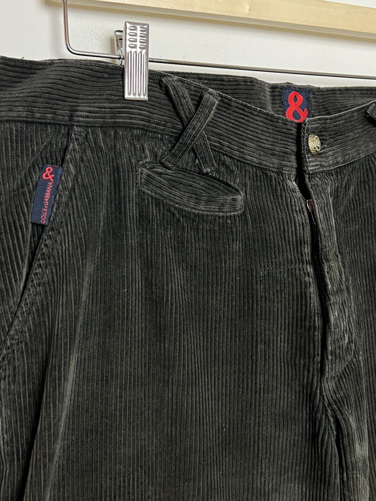 Dolce & Gabbana dolce&gabbana y2k double-knee jumbo cord pants Size US 34 / EU 50 - 6 Thumbnail