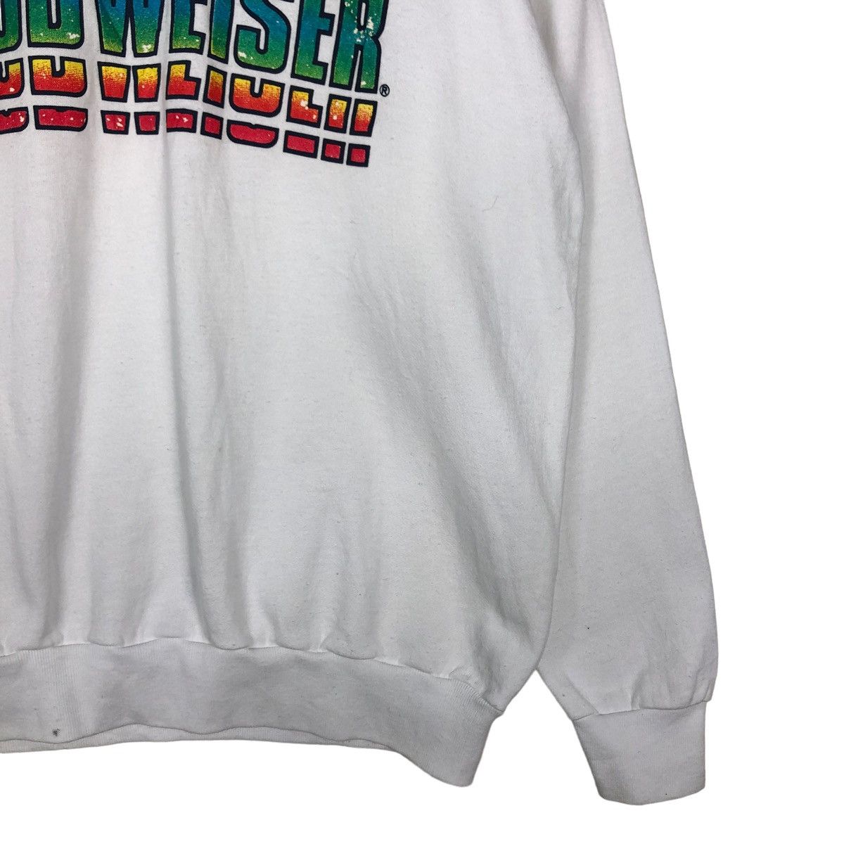 Japanese Brand × Vintage 🔥VINTAGE SWEATSHIRT BUDWEISER BIG LOGO Size US L / EU 52-54 / 3 - 5 Thumbnail