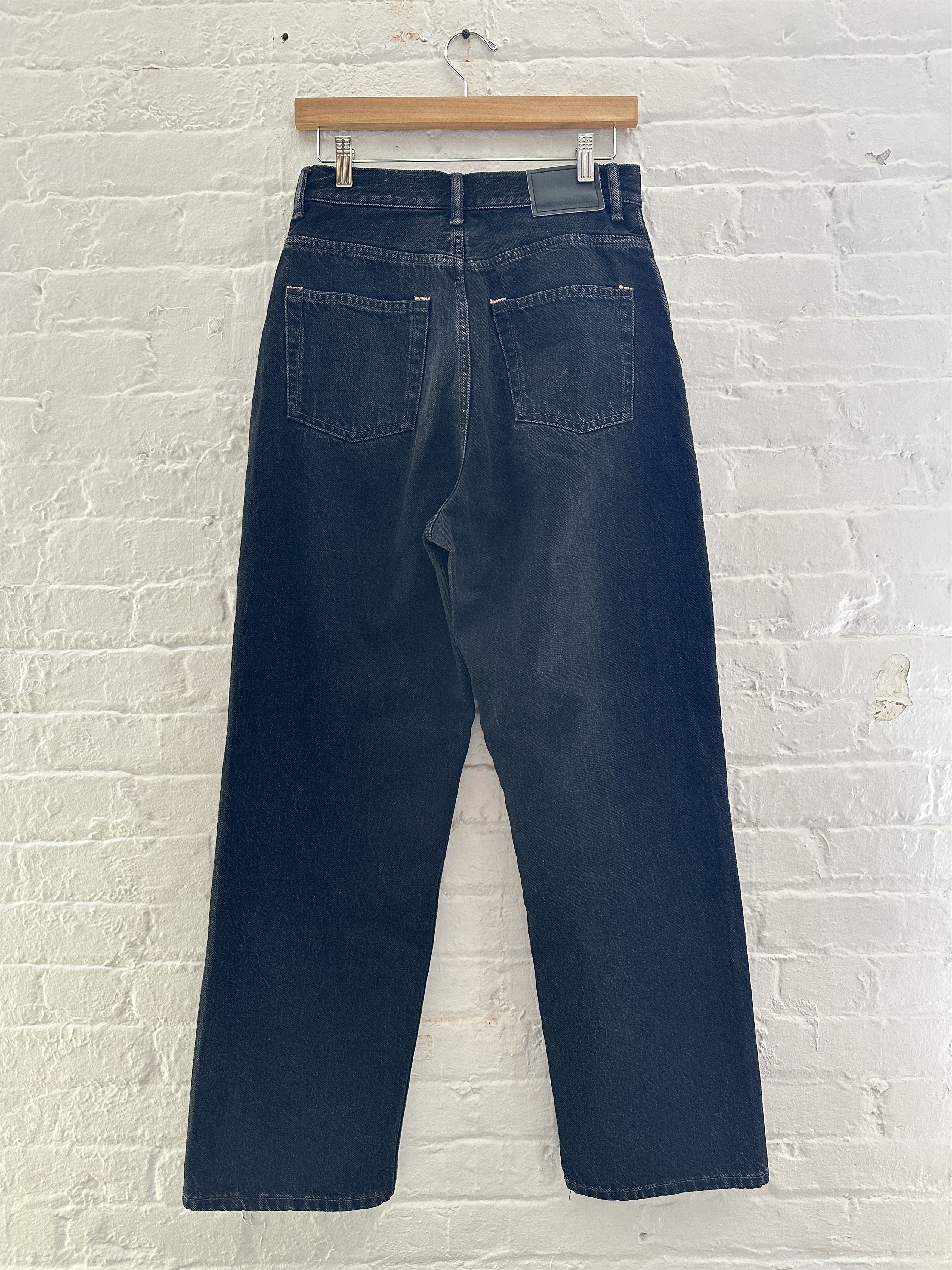 Acne Studios Acne Studios Wide Leg 1993 Vintage Black Jeans Size ONE SIZE - 5 Thumbnail