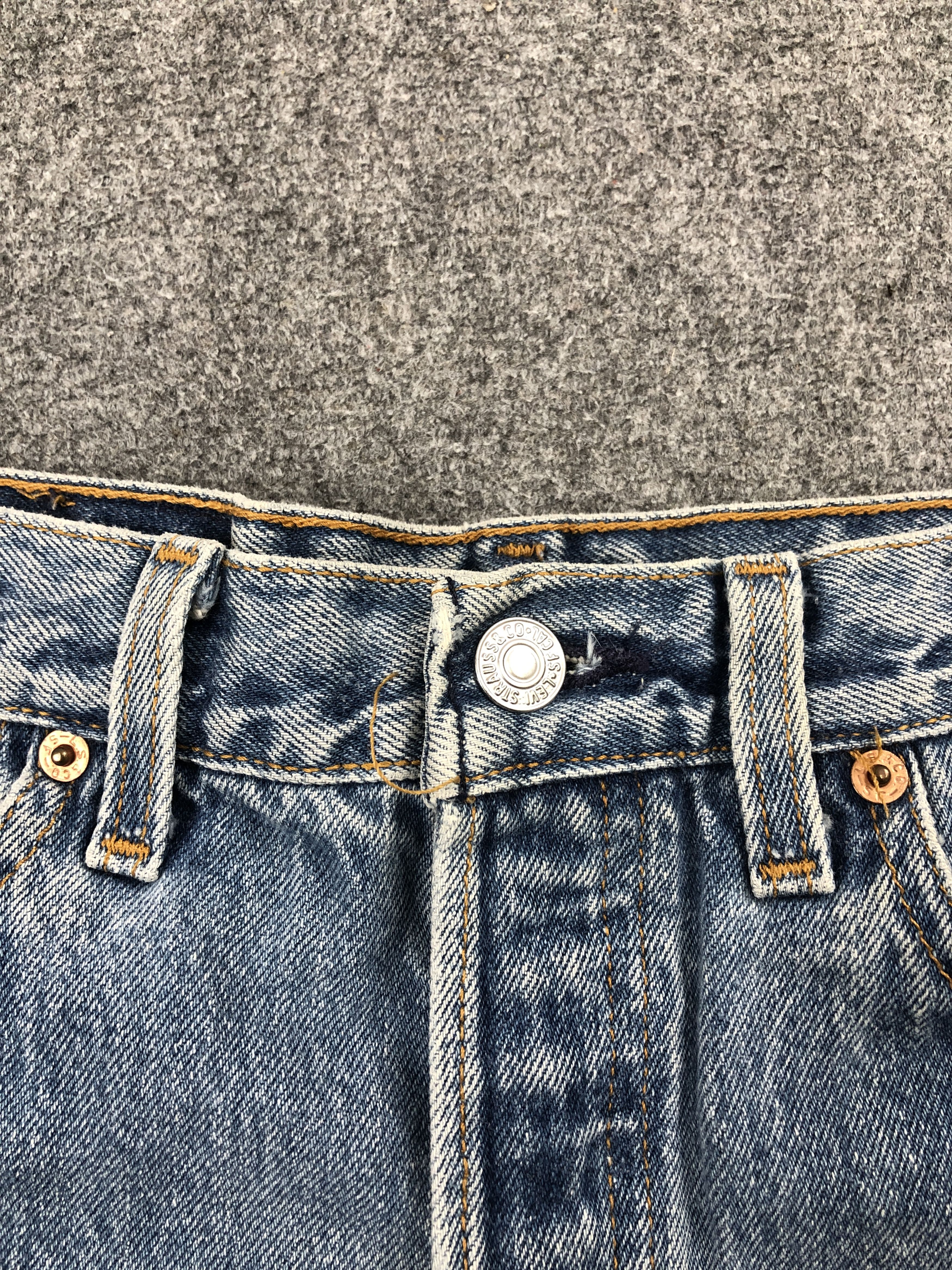 Levi's Vintage Levis 501 Cropped Jeans DP2415 Size US 30 / EU 46 - 7 Thumbnail