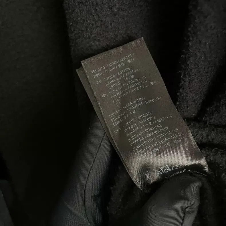 Balenciaga Balenciaga Black Small Logo Hooded Zip-Up Sweatshirt Size US XS / EU 42 / 0 - 7 Thumbnail