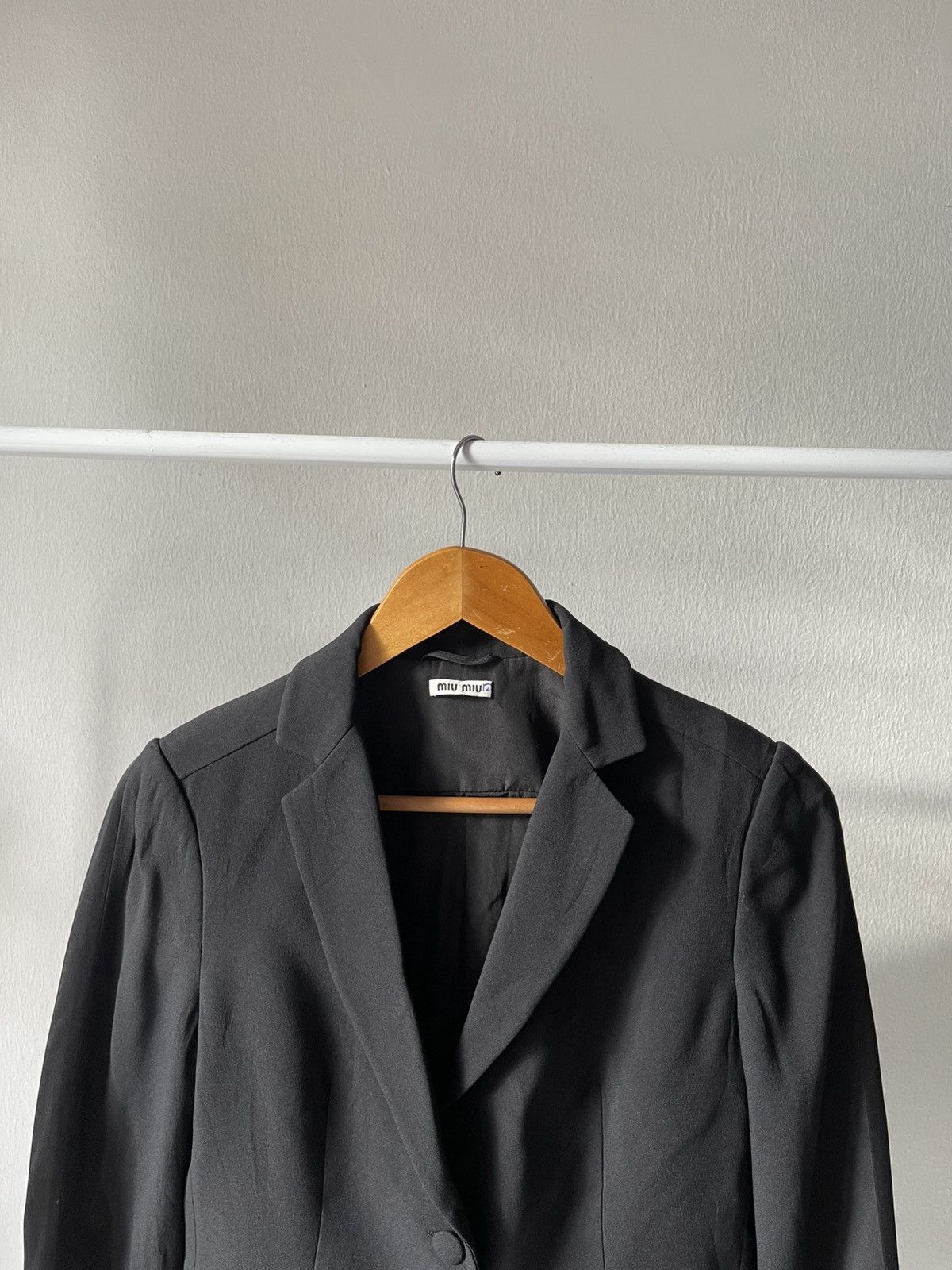 Miu Miu 2000s Miu Miu One Button Blazer A1 Size S / US 4 / IT 40 - 3 Thumbnail