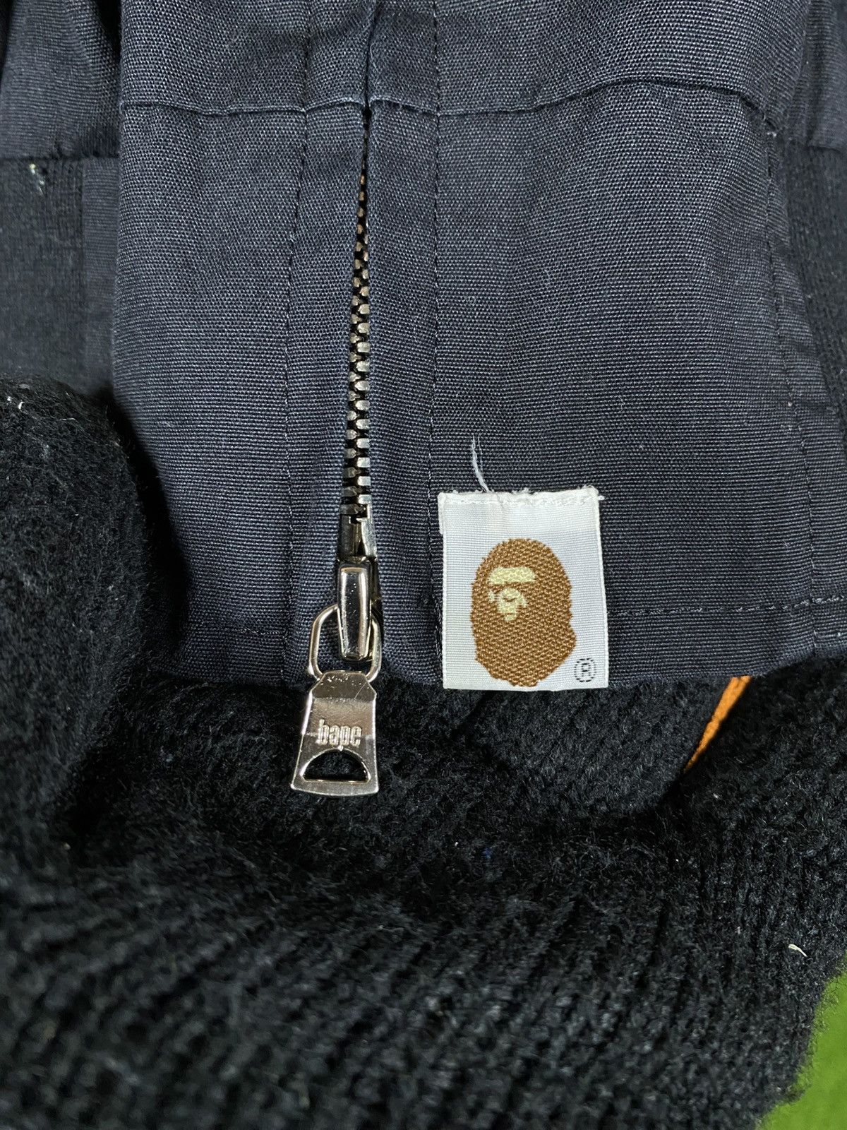 Bape BAPE A Bathing Ape Bomber Jacket Black Streetwear Japan Size US L / EU 52-54 / 3 - 8 Thumbnail