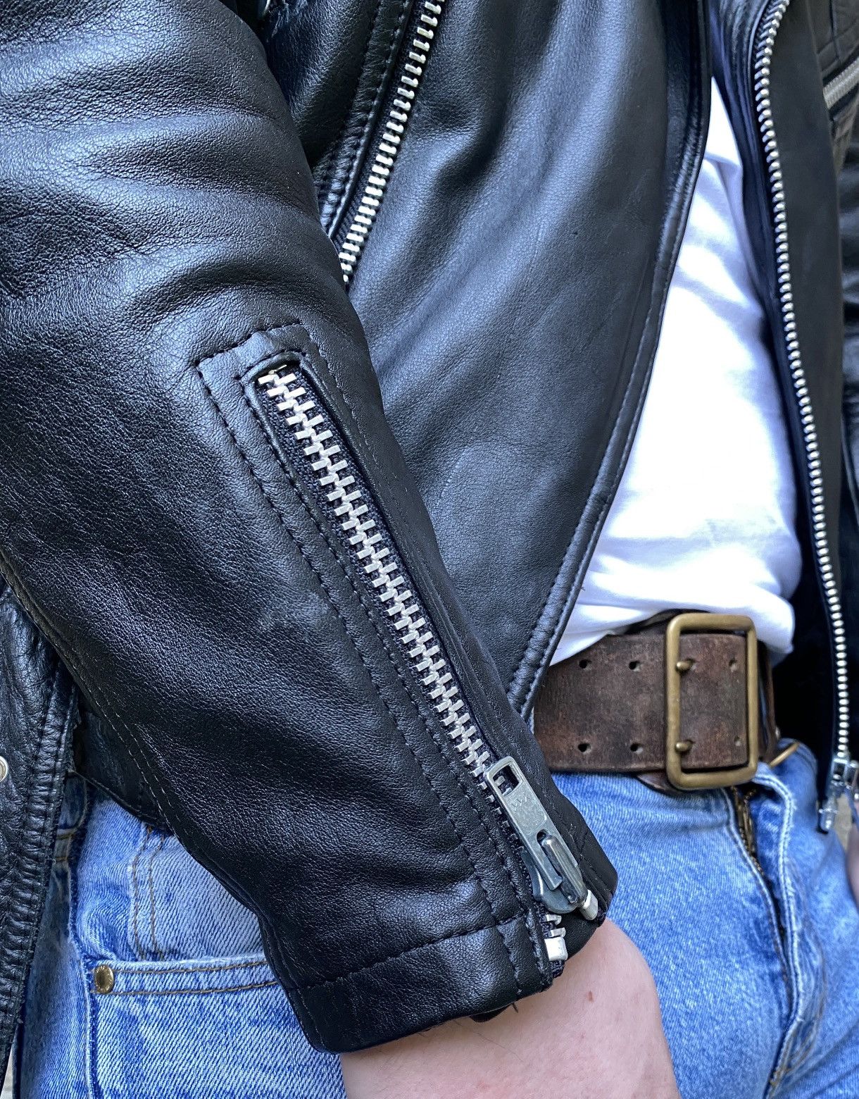 Vintage Rare Vintage 80s Hein Gericke Metalhead Leather Biker Jacket Size US M / EU 48-50 / 2 - 6 Thumbnail