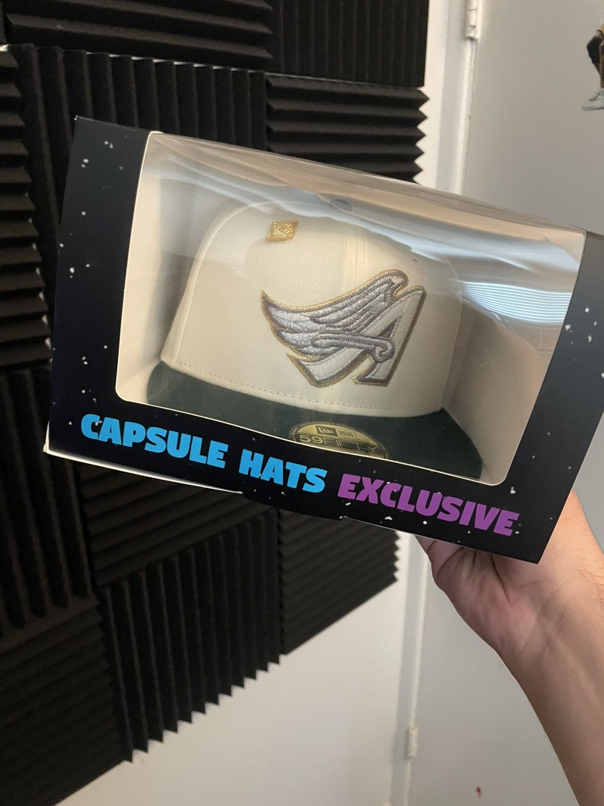 Capsule 7 1/2 Capsule Hats Anaheim Angels exclusive fitted hat NEW Size ONE SIZE - 8 Thumbnail
