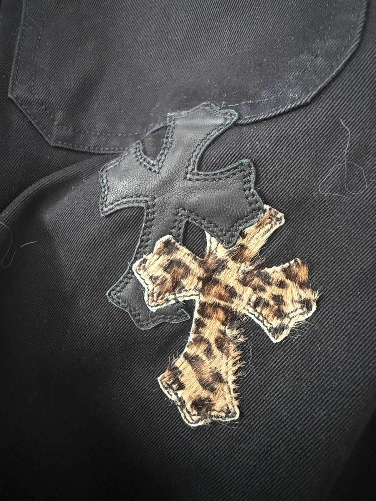 Chrome Hearts Chrome Hearts Black Cheetah Patched Workdog Jacket Sz.M Size US M / EU 48-50 / 2 - 12 Thumbnail