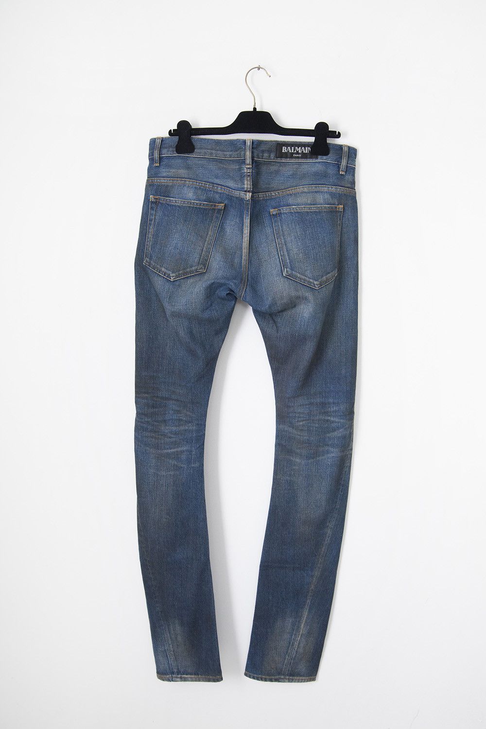 Balmain SS13 J-shape denim jeans Size US 31 - 3 Thumbnail