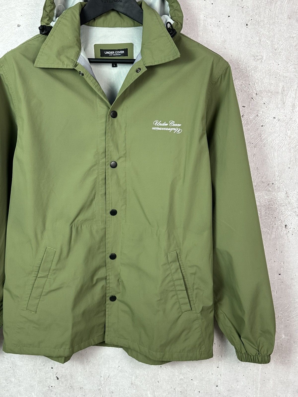 Undercover Undercover Jun Takahashi Green Coach Hooded Nylon Jacket Size US L / EU 52-54 / 3 - 6 Thumbnail