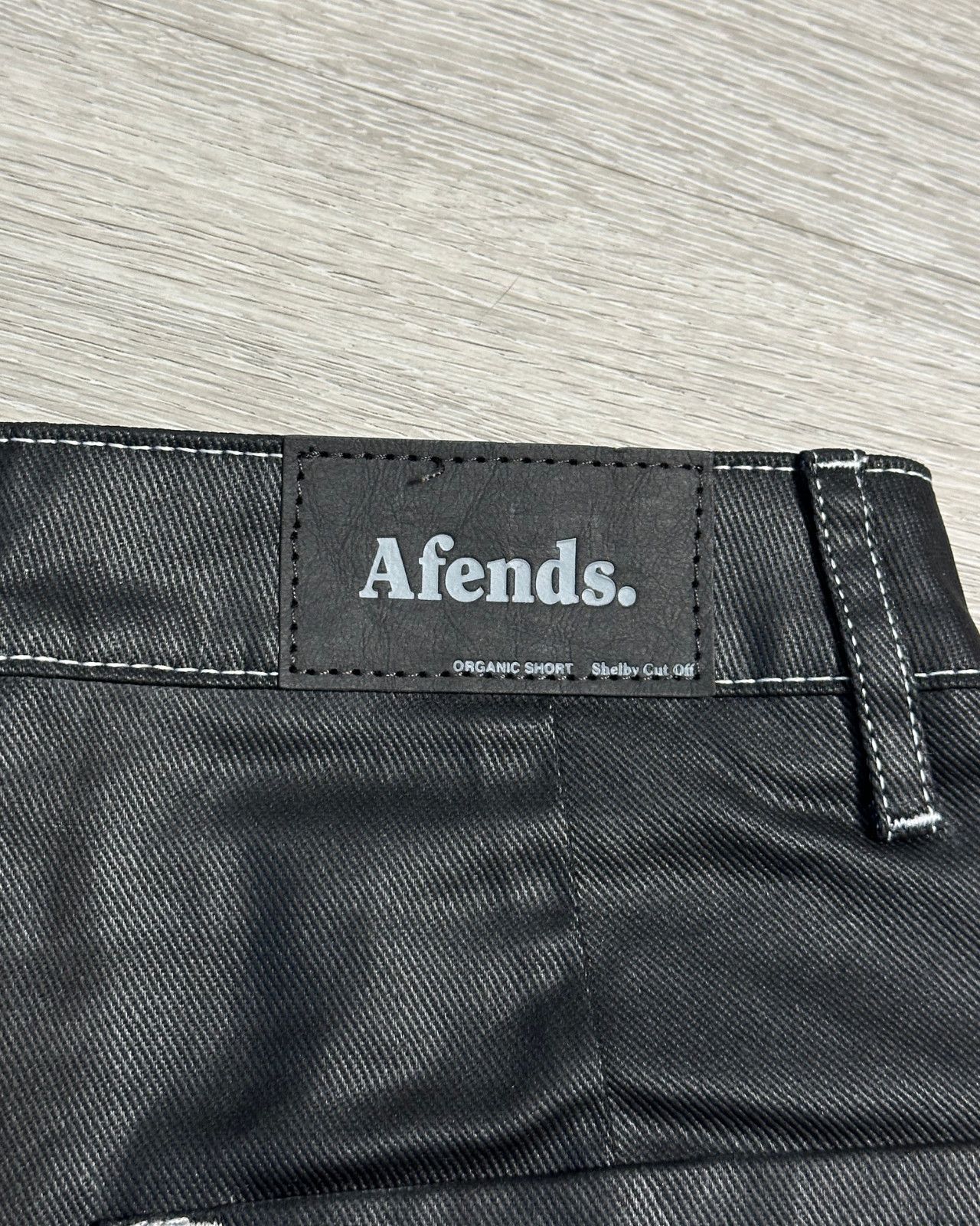 Afends Sample NWT Afends - Shelby - Organic Denim Coated Shorts 26 Size 26" / US 2 / IT 38 - 3 Thumbnail
