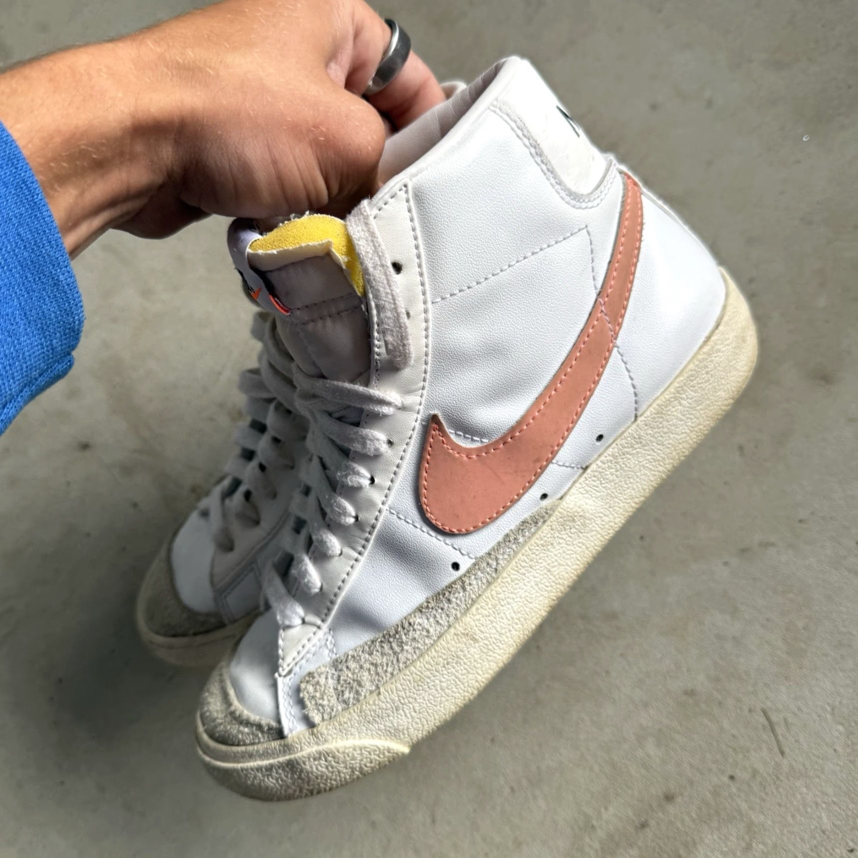 Nike Nike Blazer Mid '77 Vintage Women's Size 7 White Pink Athletic Shoes Sneakers Size M / US 6-8 / IT 42-44 - 6 Thumbnail