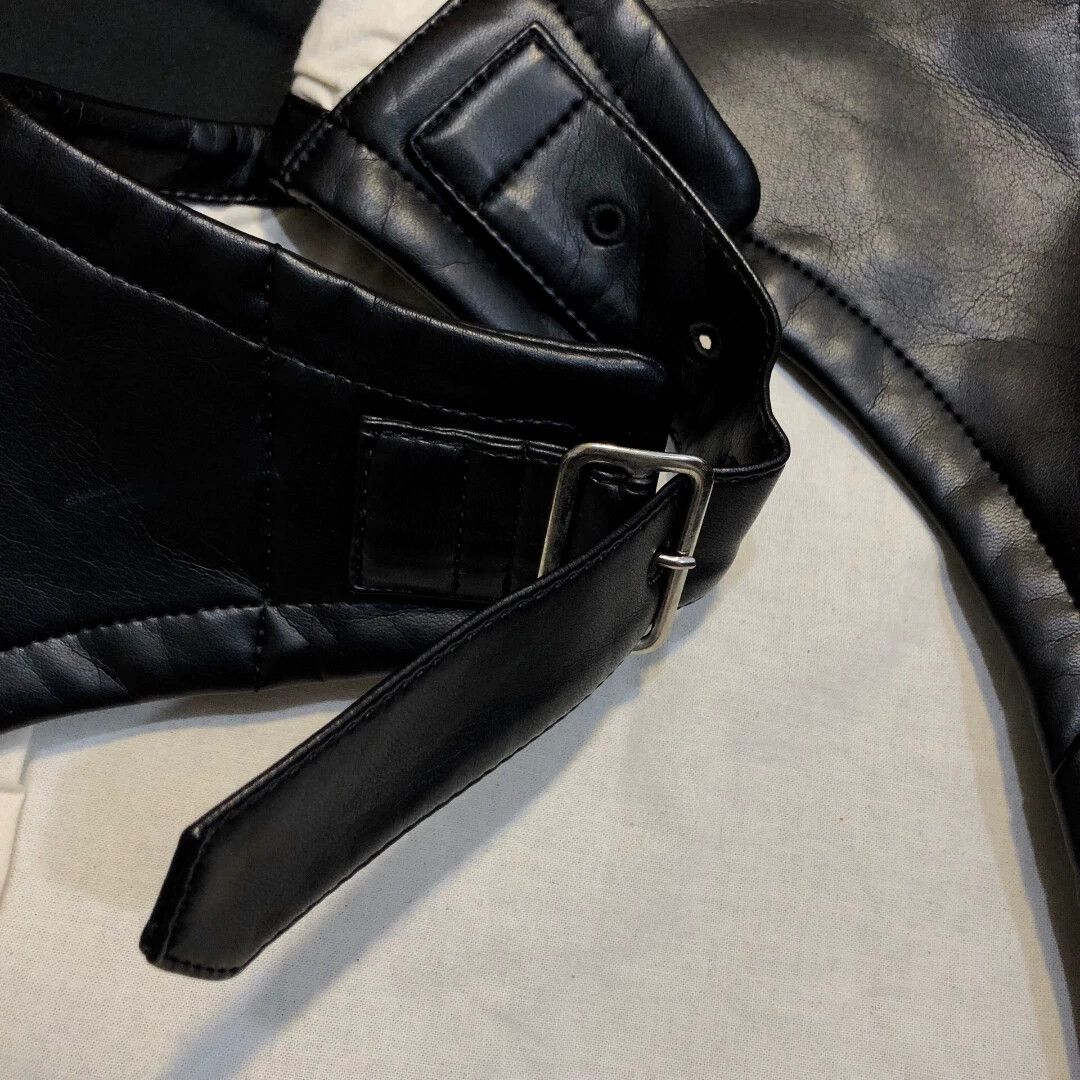 Comme des Garcons Comme des Garçons 18FW Adjustable Black Vest Unisex Size US S / EU 44-46 / 1 - 4 Thumbnail