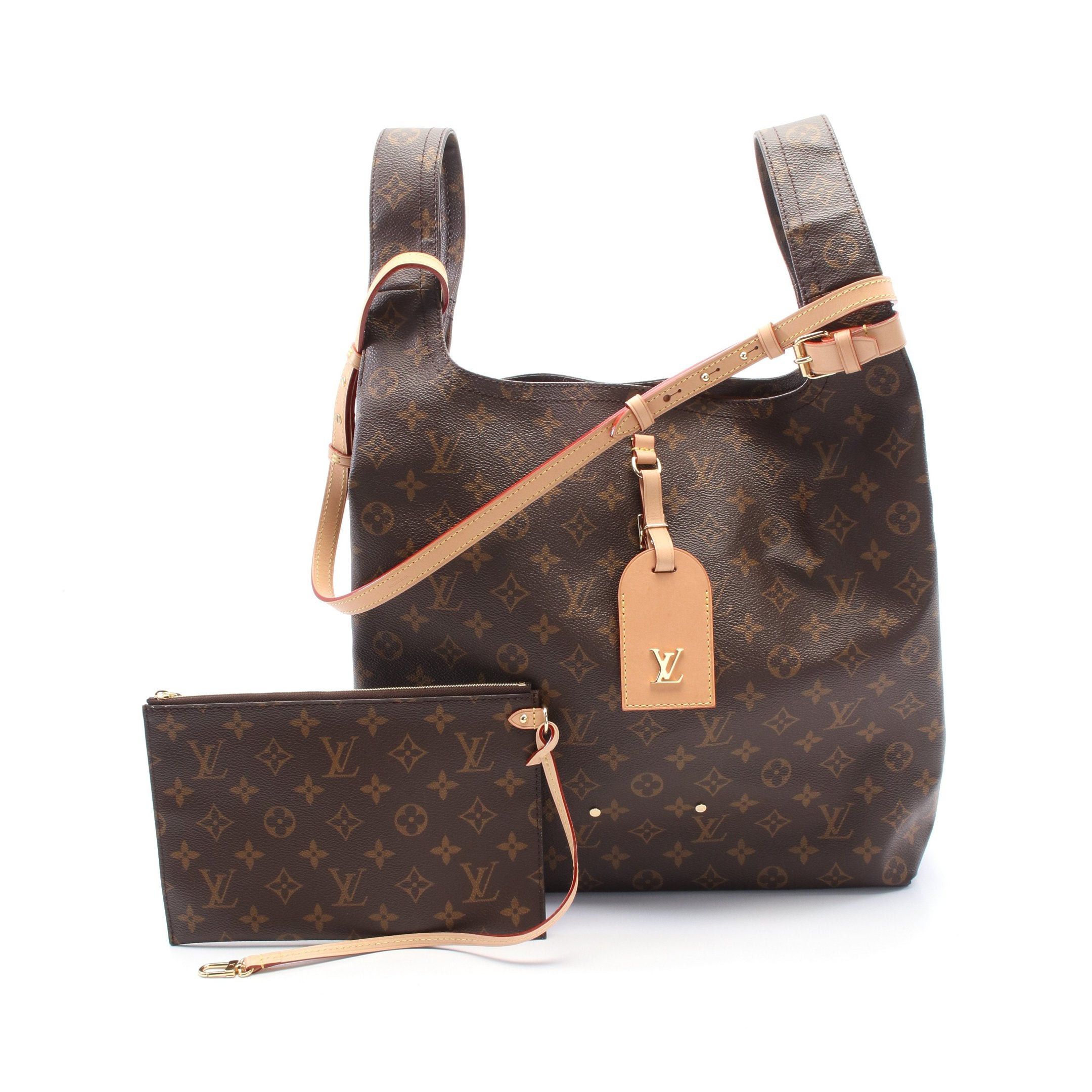 Louis Vuitton Louis Vuitton Atlantis Gm Monogram Handbag Leather Brown Size ONE SIZE - 1 Thumbnail