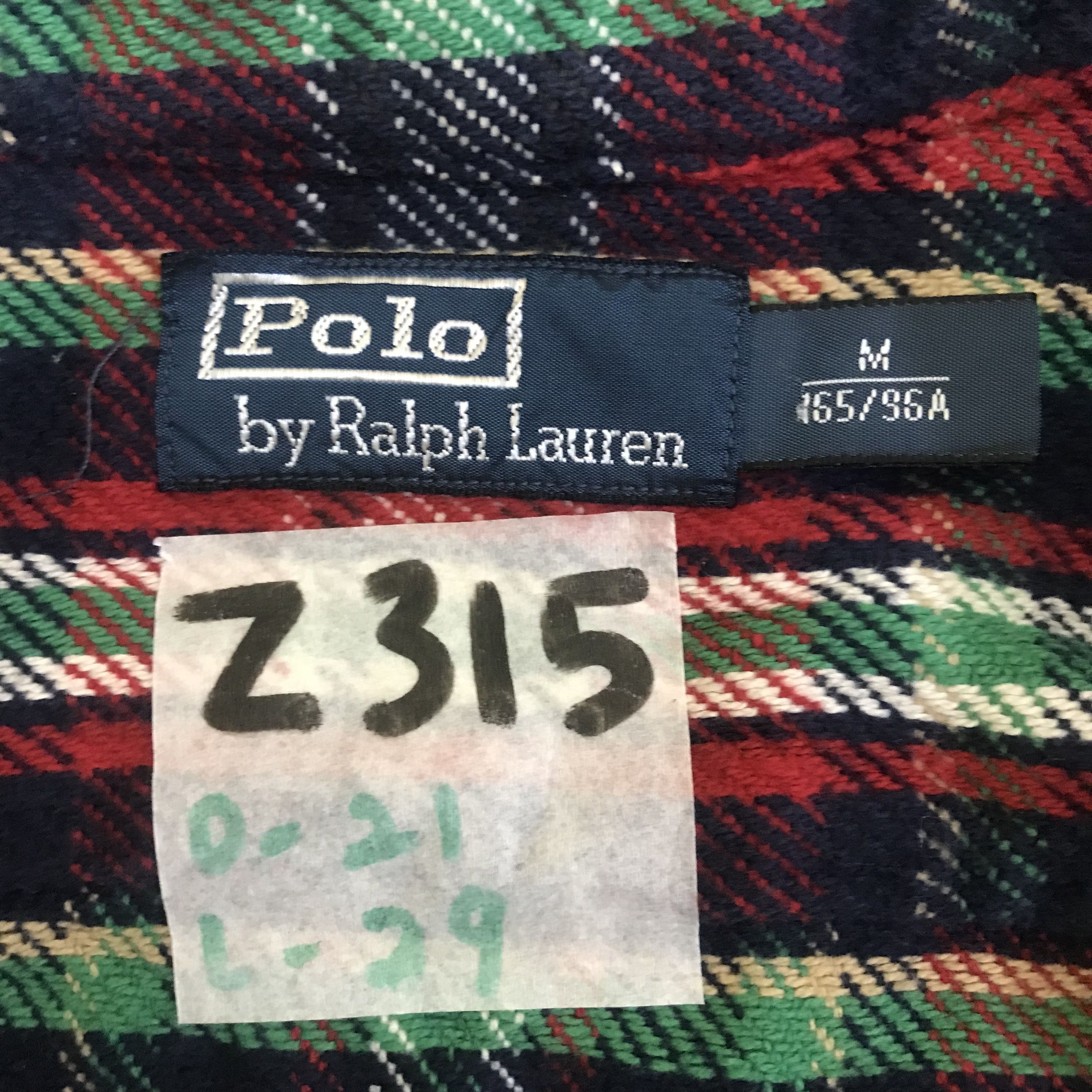 Polo Ralph Lauren × Vintage z315 vtg polo ralph lauren tartan flannel jacket Size US M / EU 48-50 / 2 - 4 Thumbnail
