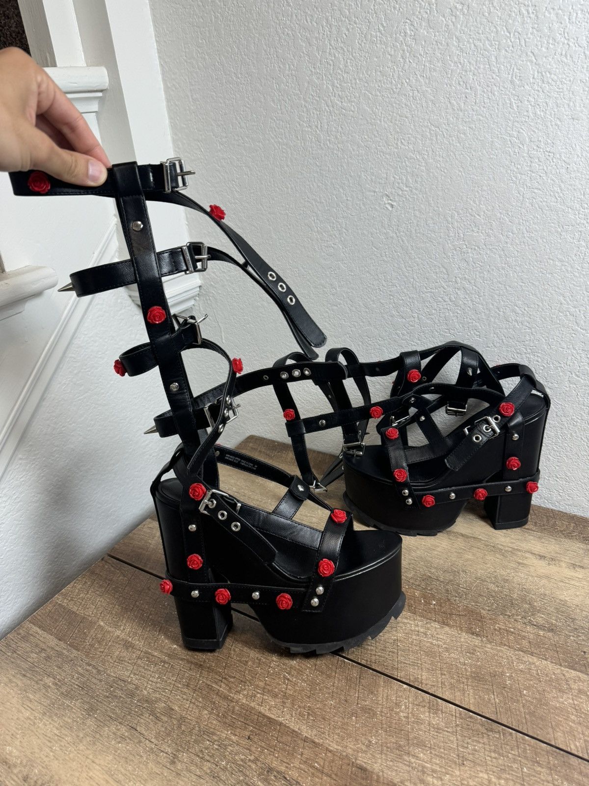 Other YRU Nightcall Hi Platform Heels Rose NEW Womens Size 8 Size US 8 / IT 38 - 1 Thumbnail