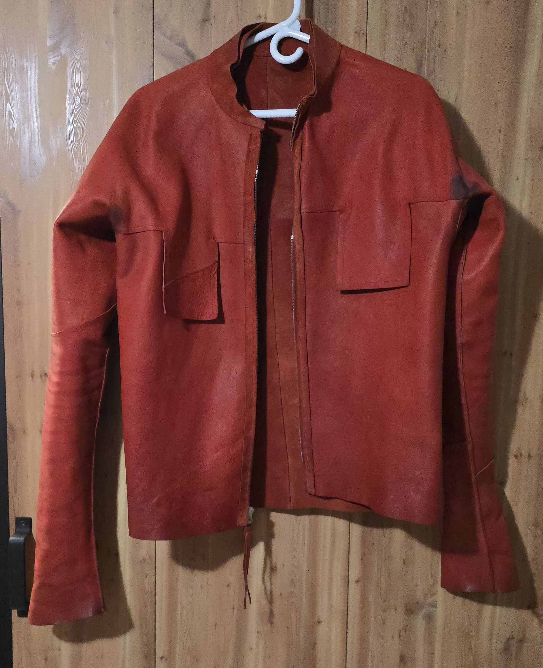 Ma+ Reverse Camel Leather Jacket Size US L / EU 52-54 / 3 - 15 Thumbnail