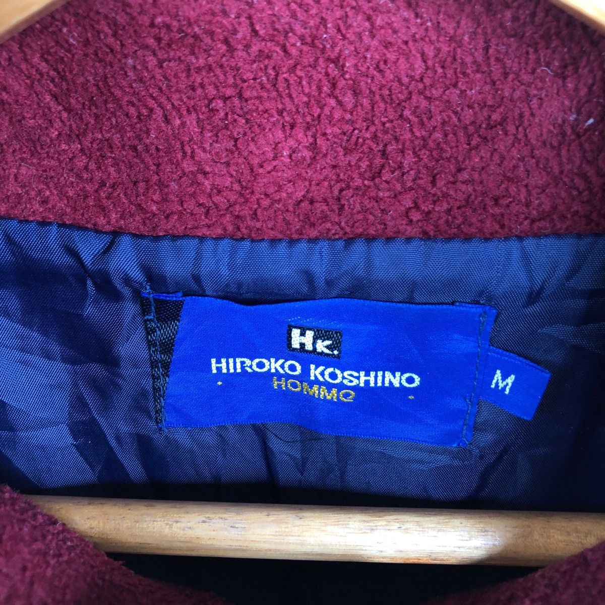 Hiroko Koshino Homme × Japanese Brand HIROKO KOSHINO HOMME fleece jacket Size US M / EU 48-50 / 2 - 5 Thumbnail