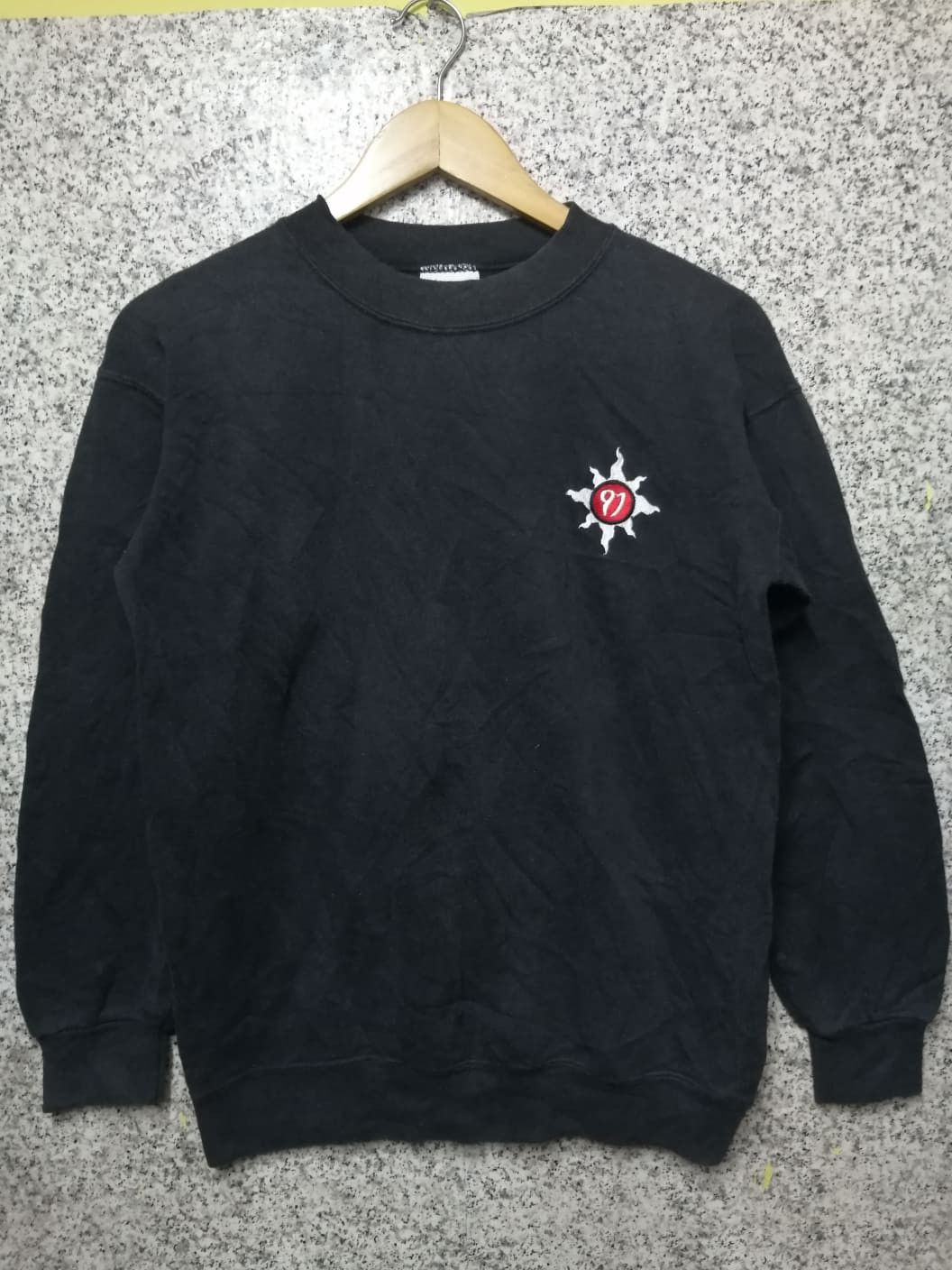 Converse × NBA × Vintage 🔥Vintage Converse Rodman Embroidery Logo Sweatshirt Size US M / EU 48-50 / 2 - 1 Thumbnail