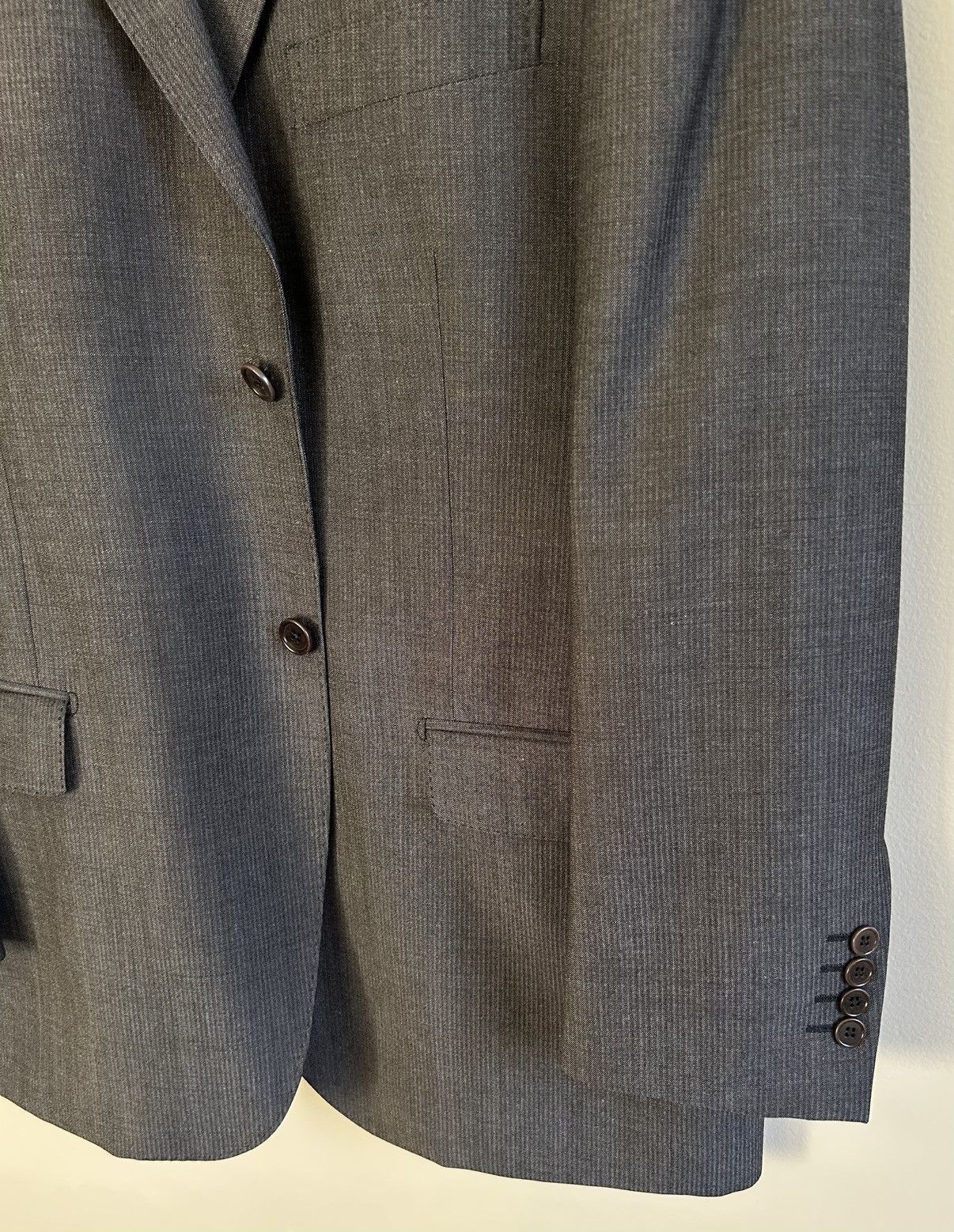 Pronto Uomo Pronto Uomo Couture Tollegno 1900 Wool Blazer Sport Jacket Size 44R - 4 Thumbnail