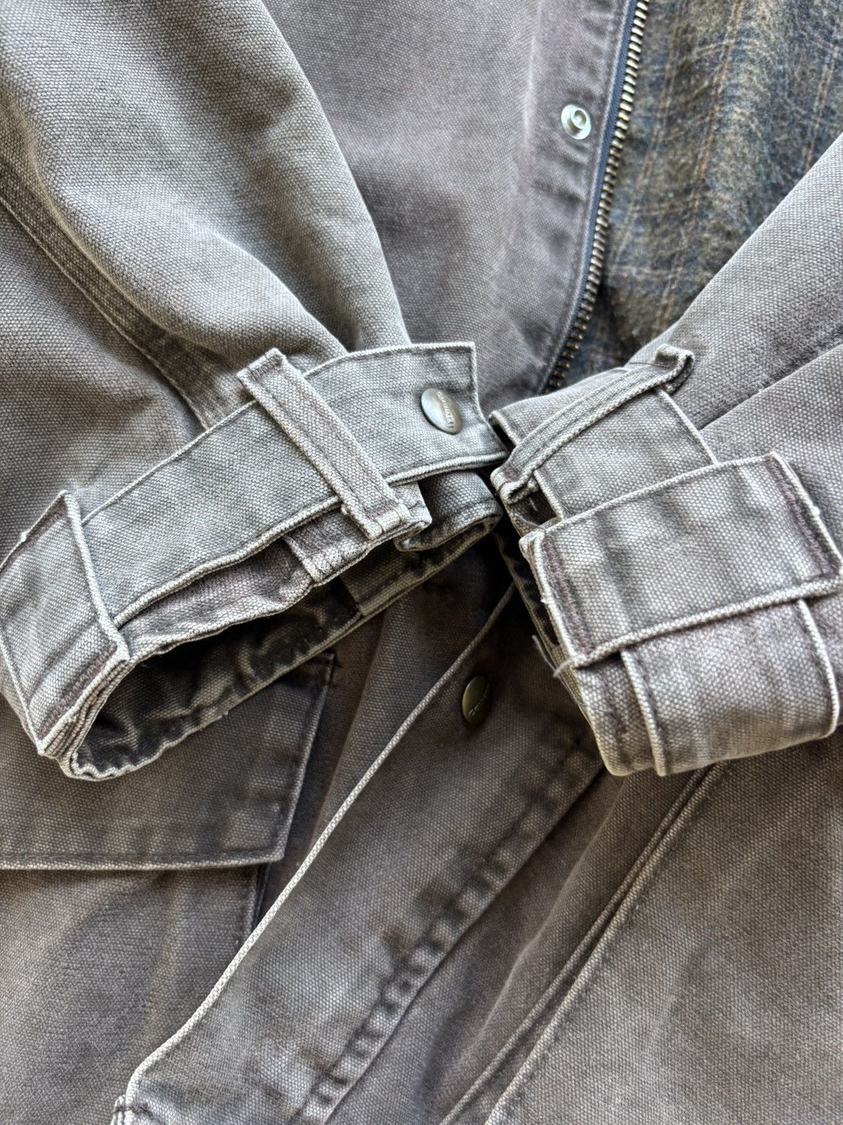 Carhartt × Vintage Vintage Carhartt Cedar Brown Chore Jacket Size US XL / EU 56 / 4 - 6 Thumbnail