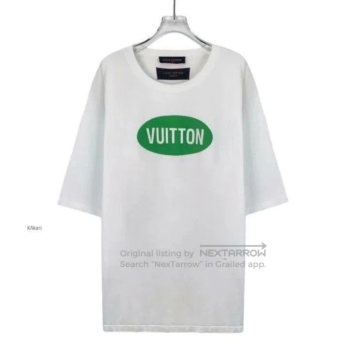 Louis Vuitton Louis Vuitton 2022 White Logo Cotton T. Size US XXL / EU 58 / 5 - 1 Thumbnail