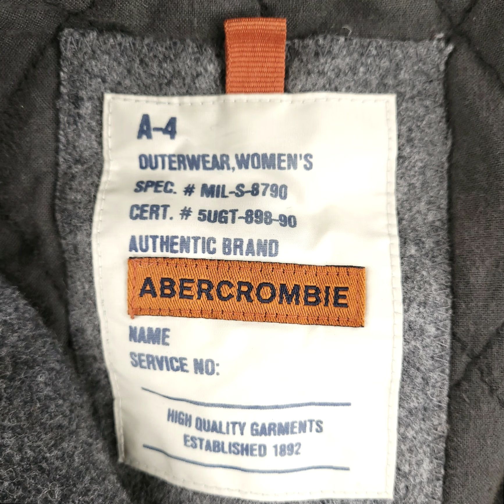 Abercrombie & Fitch Abercrombie & Fitch Pea Coat Womens Large Wool Gray Overcoat Size L / US 10 / IT 46 - 4 Thumbnail