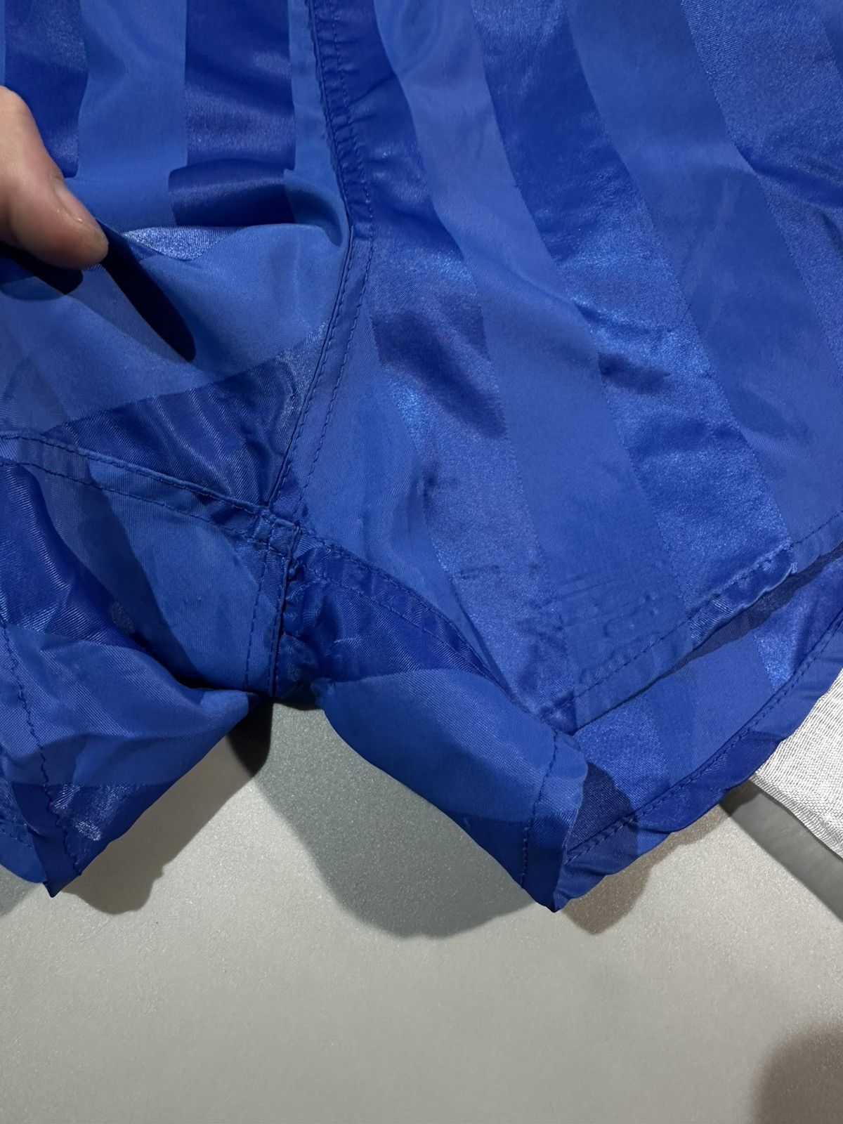 Adidas Vtg 70s Adidas Pinstripe Sprinter Shorts West in Germany Size US 34 / EU 50 - 5 Thumbnail