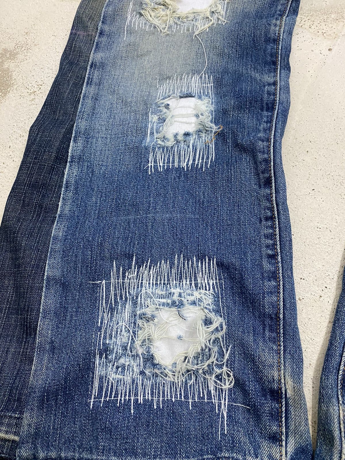 If Six Was Nine × Kapital × Levi's Vintage Flare Levis 502 Wide Legs Distressed Undercover Size US 34 / EU 50 - 10 Thumbnail