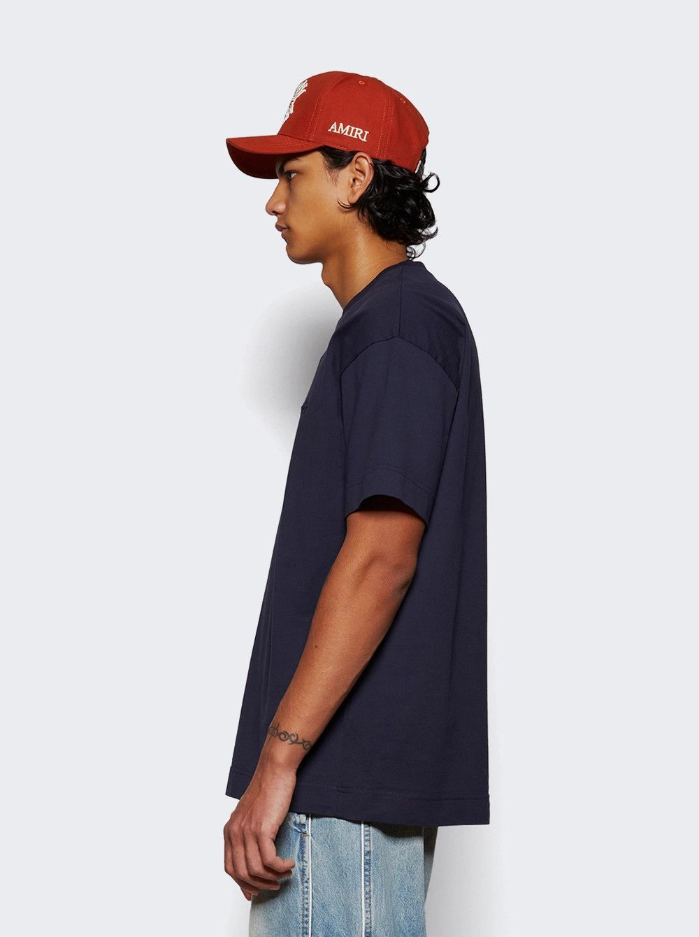 Givenchy o1mle0326 Standard Short Sleeve Tee Shirt in Dark Blue Size US XS / EU 42 / 0 - 4 Thumbnail