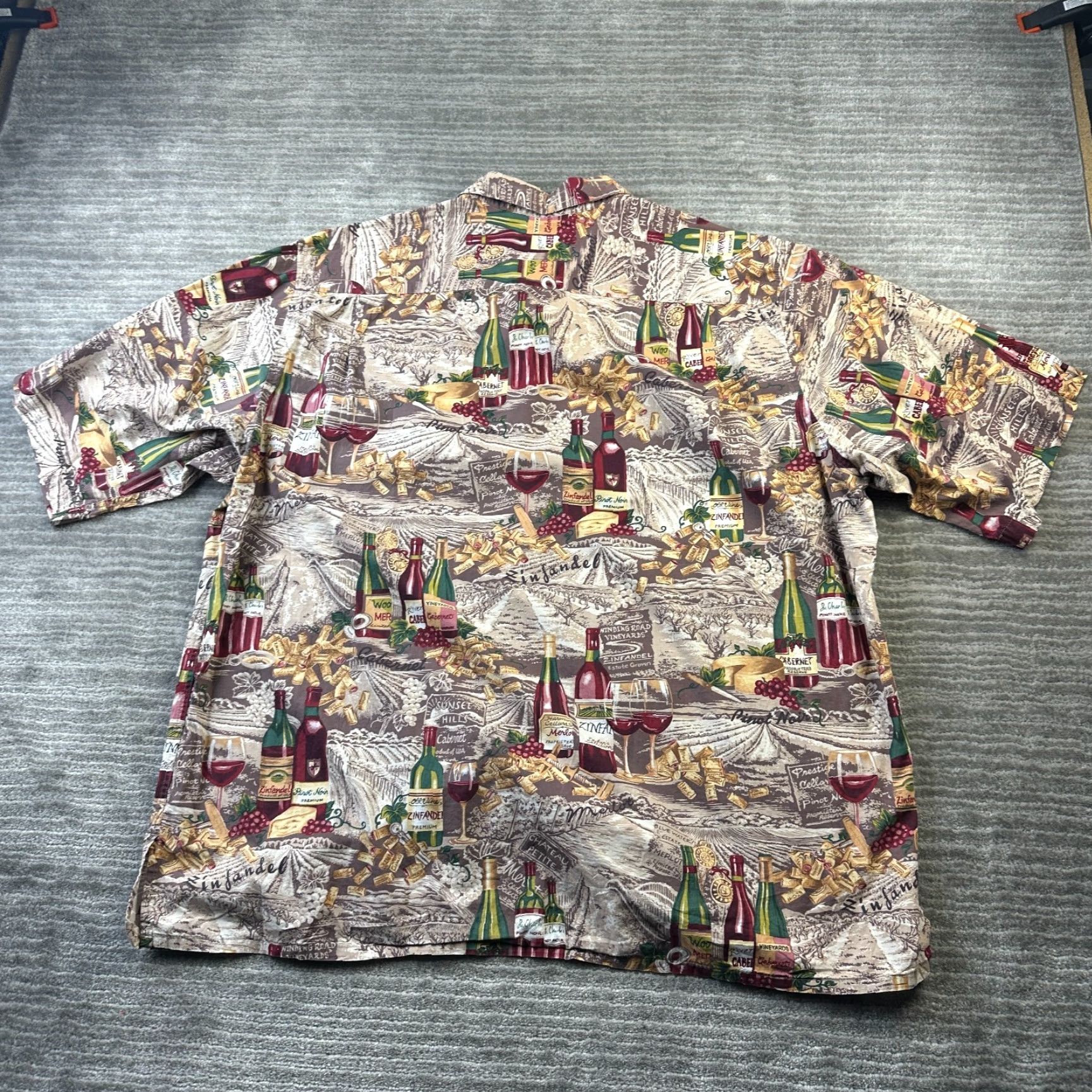Reyn Spooner VINTAGE Reyn Spooner Shirt Mens XL All Over Print Wine Size US XL / EU 56 / 4 - 2 Thumbnail