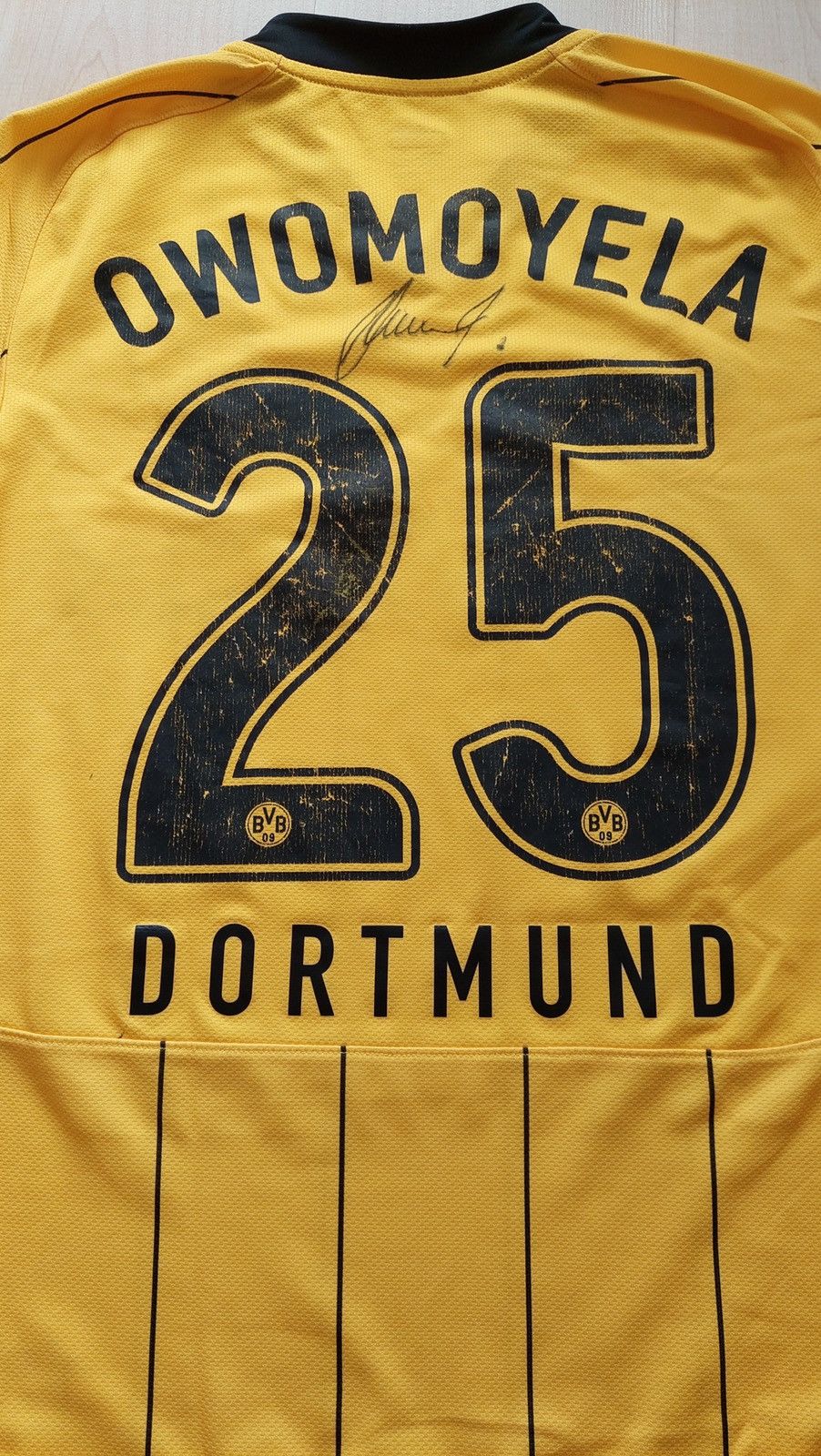 Nike × Vintage Soccer Jersey Nike Borussia Dortmund Patrick Owomoyela Size US S / EU 44-46 / 1 - 10 Thumbnail