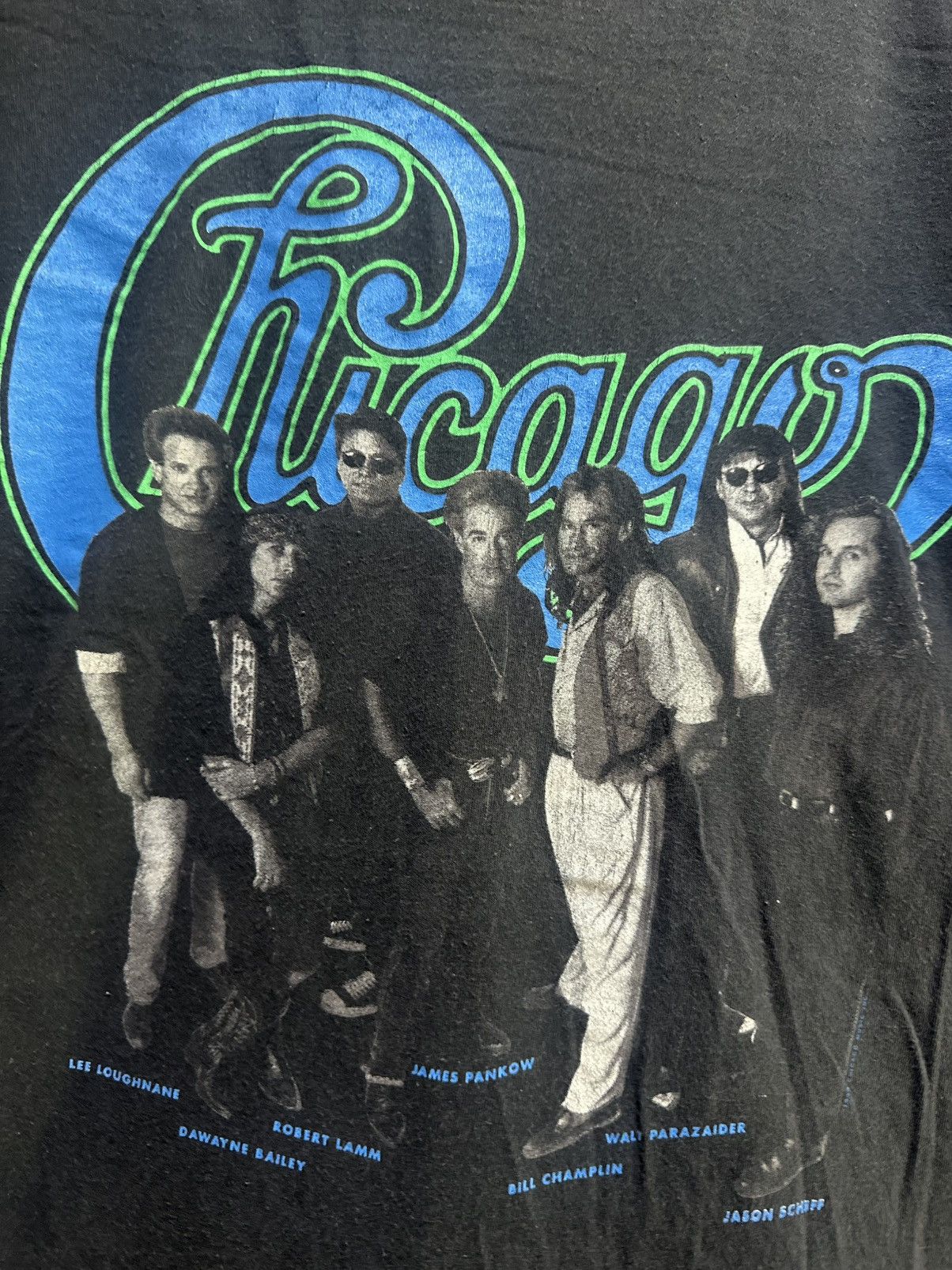 Band Tees Thrashed Vintage 90s Chicago Heart In Trouble Faded Tee Size US XL / EU 56 / 4 - 2 Thumbnail