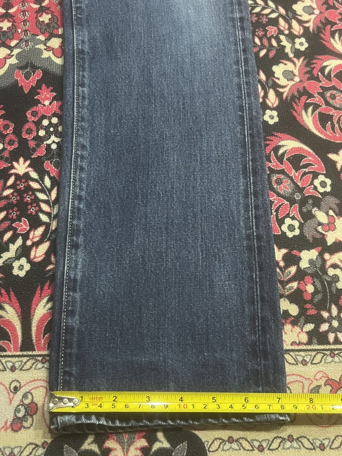 Undercover × Uniqlo Vintage Uniqlo Ocean Blue Washed Regular Selvedge Jeans Size US 30 / EU 46 - 15 Thumbnail