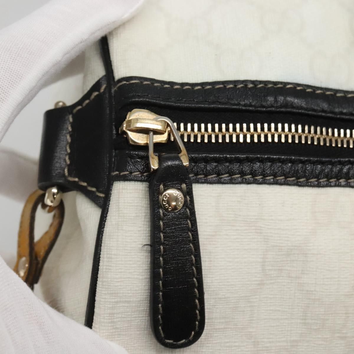 Gucci GUCCI GG Supreme Boston Bag Pvc White Gold Size ONE SIZE - 17 Thumbnail