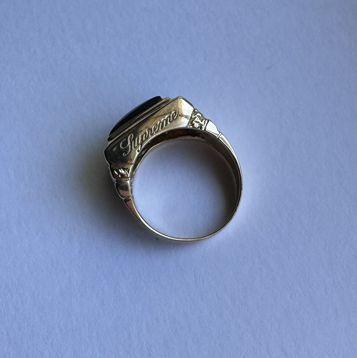 Supreme Supreme Onyx 14k Gold Ring 2014 | Grailed