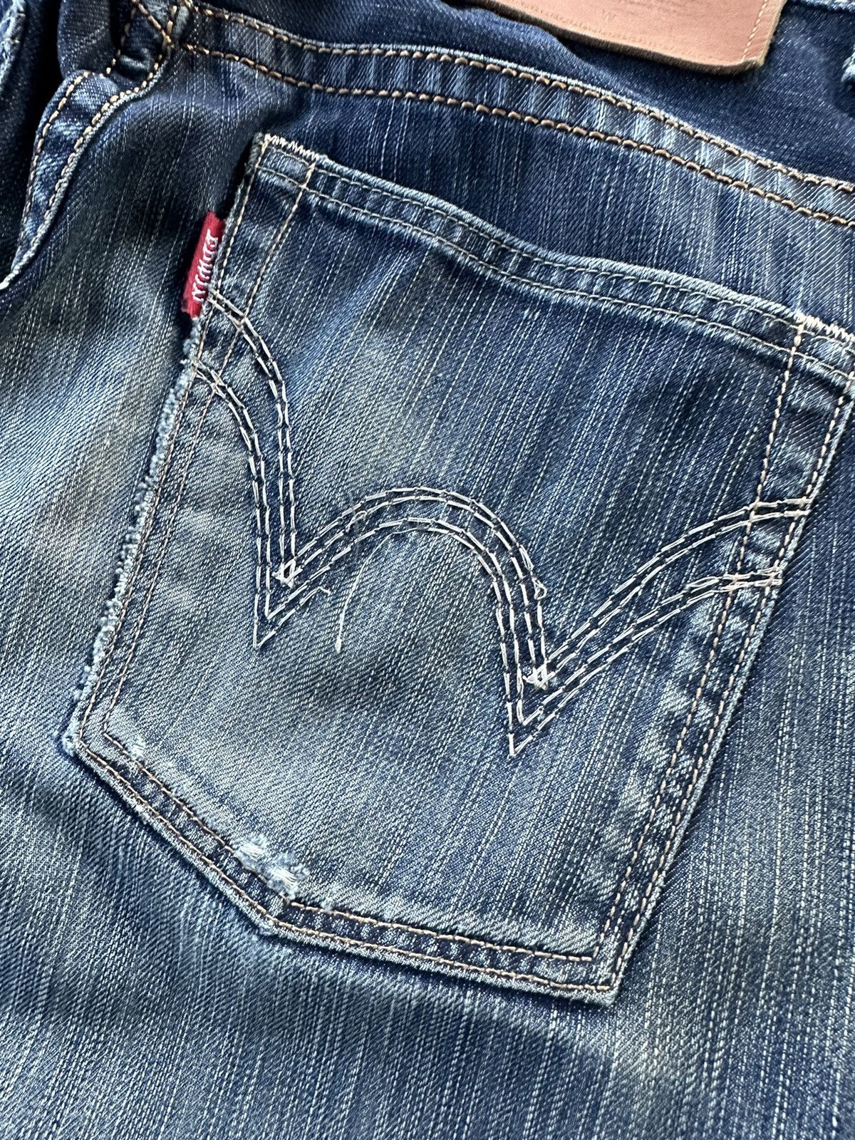 Edwin Vintage Edwin Exclusive Distressed Japan Denim 30x33 D344 Size US 30 / EU 46 - 7 Thumbnail