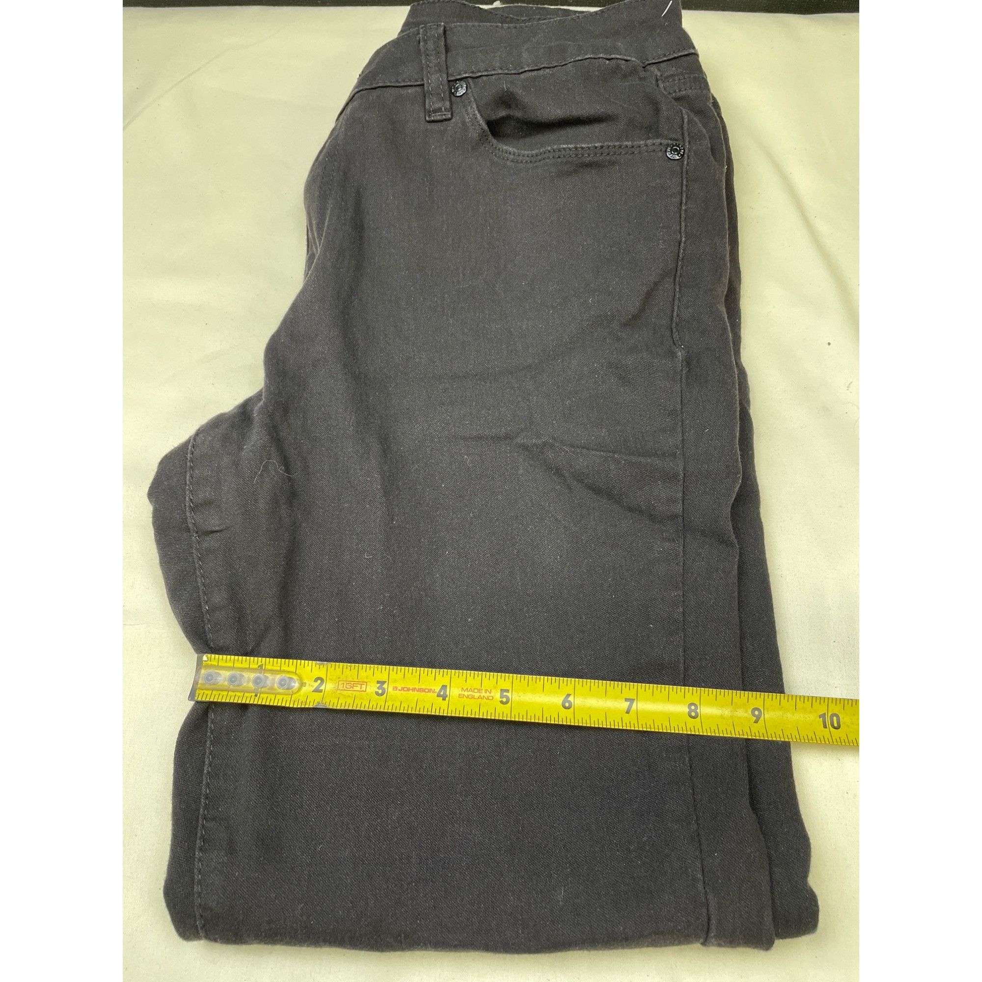 Other Tahari Women's Black Jeans Straight Leg Stretch Size 10/30 2 Size 32" / US 10 / IT 46 - 6 Thumbnail