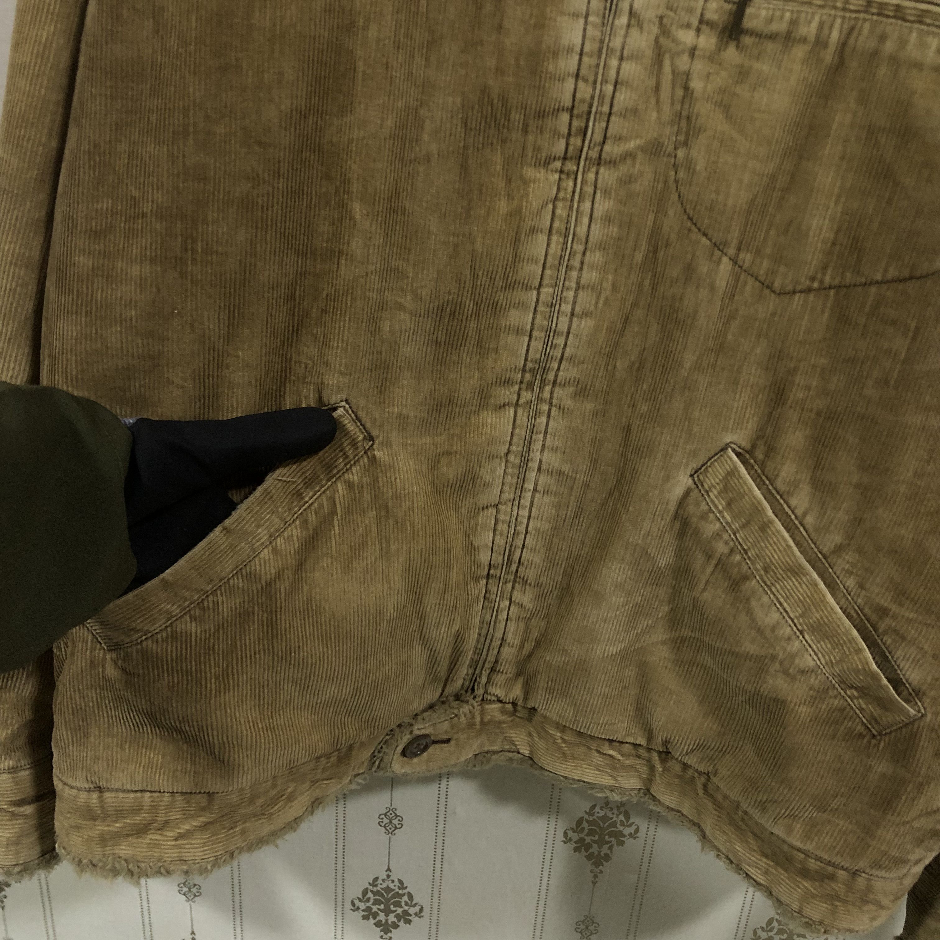 Lemaire × Uniqlo Uniqlo brown sherpa collar denim heavy coat Size US XL / EU 56 / 4 - 3 Thumbnail